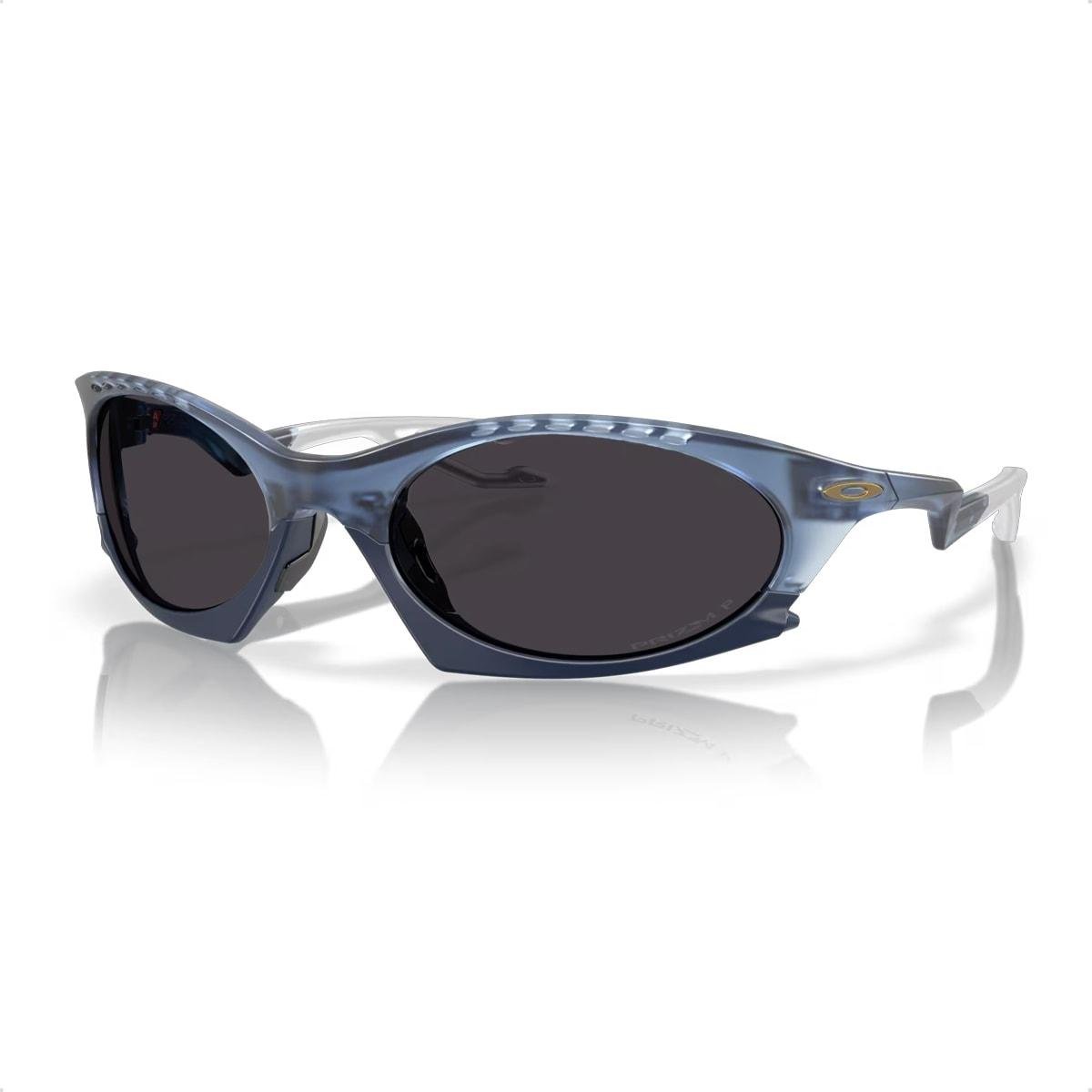 Óculos de Sol Oakley Unissex Plantaris Prizm Grey Polarized Azul/Preto 2