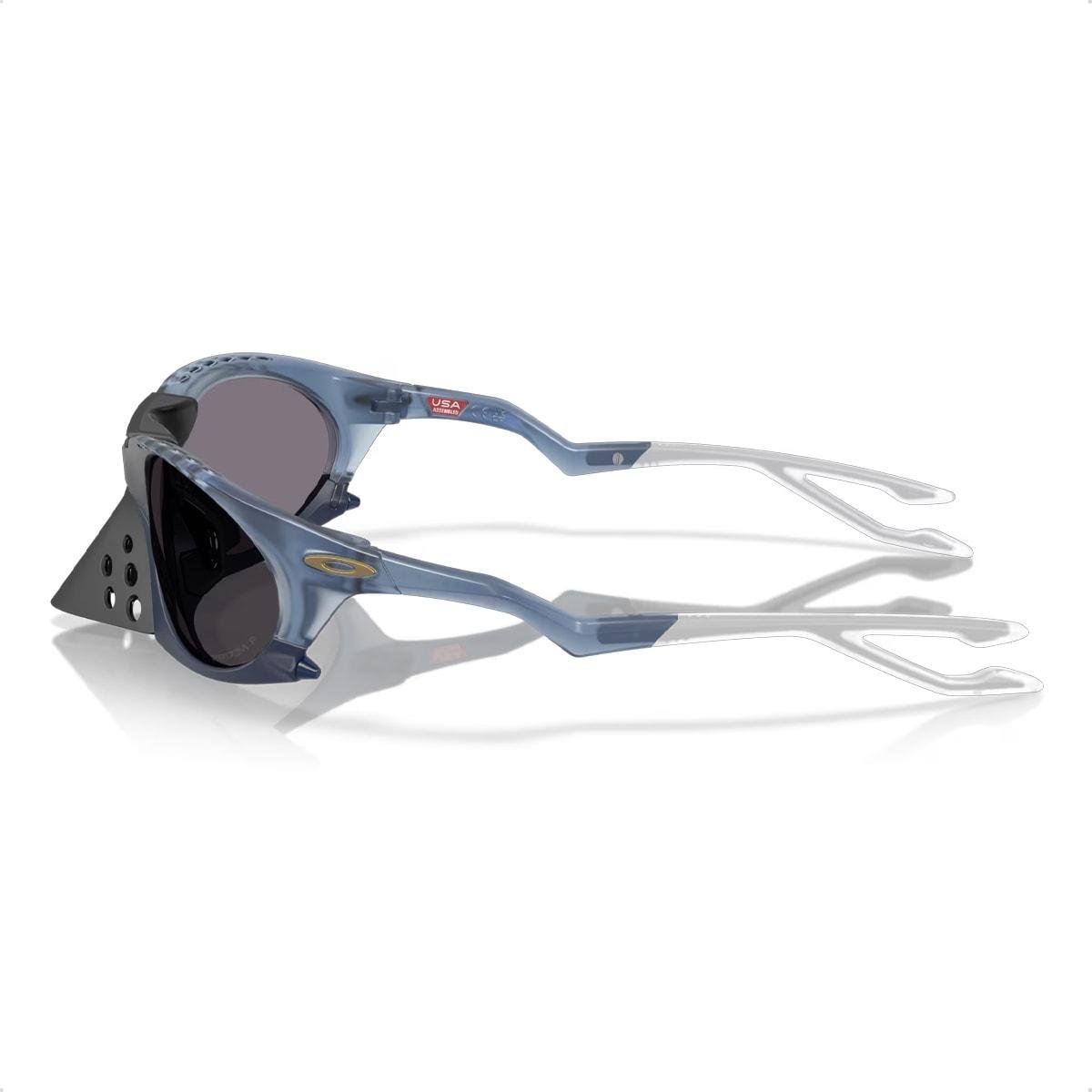 Óculos de Sol Oakley Unissex Plantaris Prizm Grey Polarized Azul/Preto 4