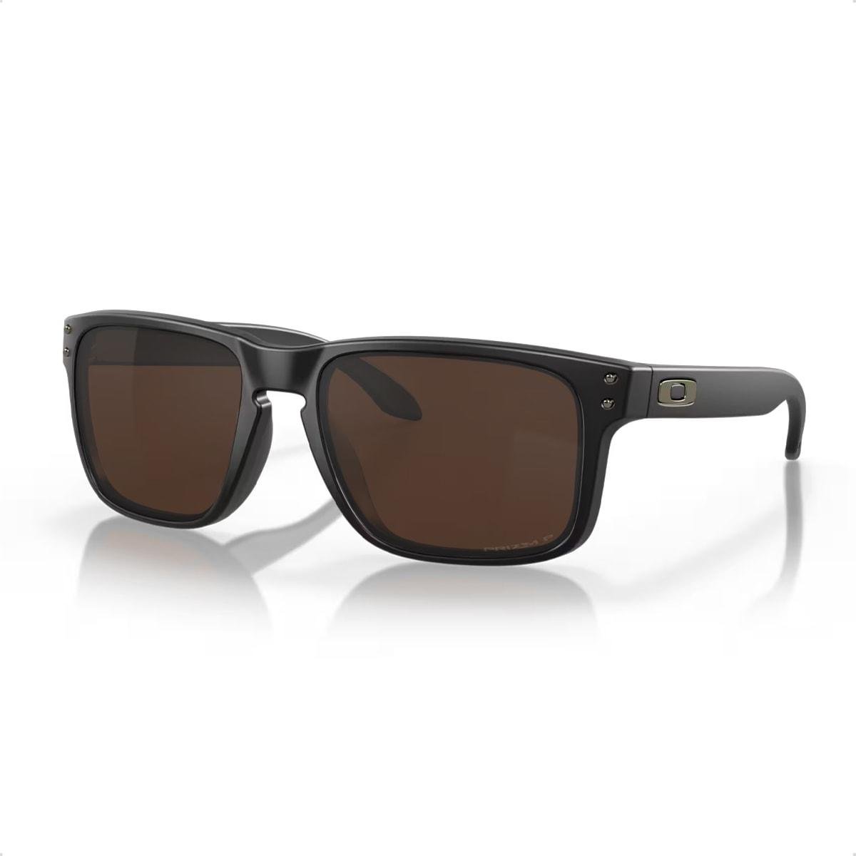 Óculos de Sol Oakley Unissex Holbrook Prizm Tungsten Polarized Preto/Marrom 2