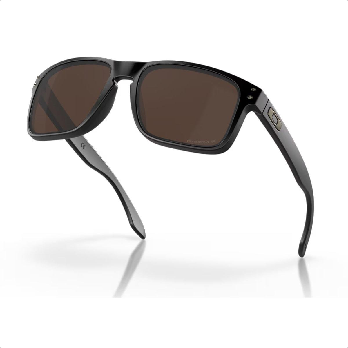 Óculos de Sol Oakley Unissex Holbrook Prizm Tungsten Polarized Preto/Marrom 5