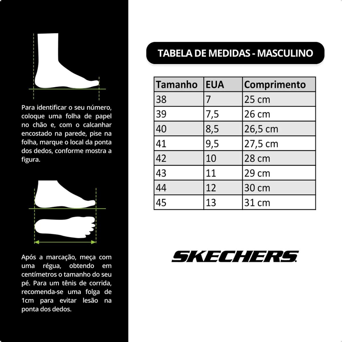 Tênis Skechers Masculino Skech Cloud Gentle Glow Preto/Cinza 6
