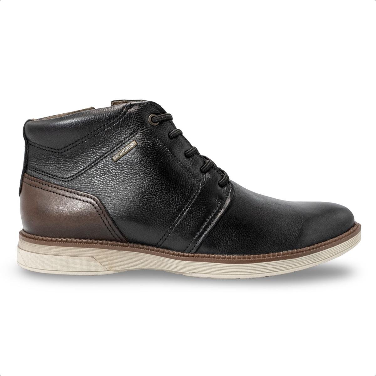 Bota Pegada Masculina Cardiff em Couro 126753