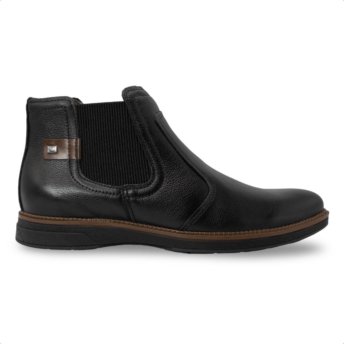 Bota Pegada Masculina Cardiff em Couro 126754