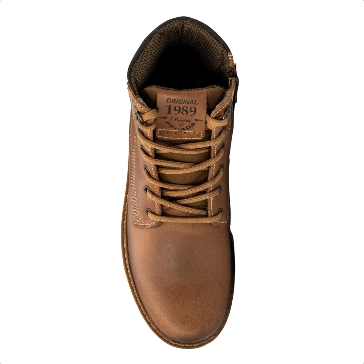 Bota Pegada Masculina Jungle em Couro 181511 Marrom 3