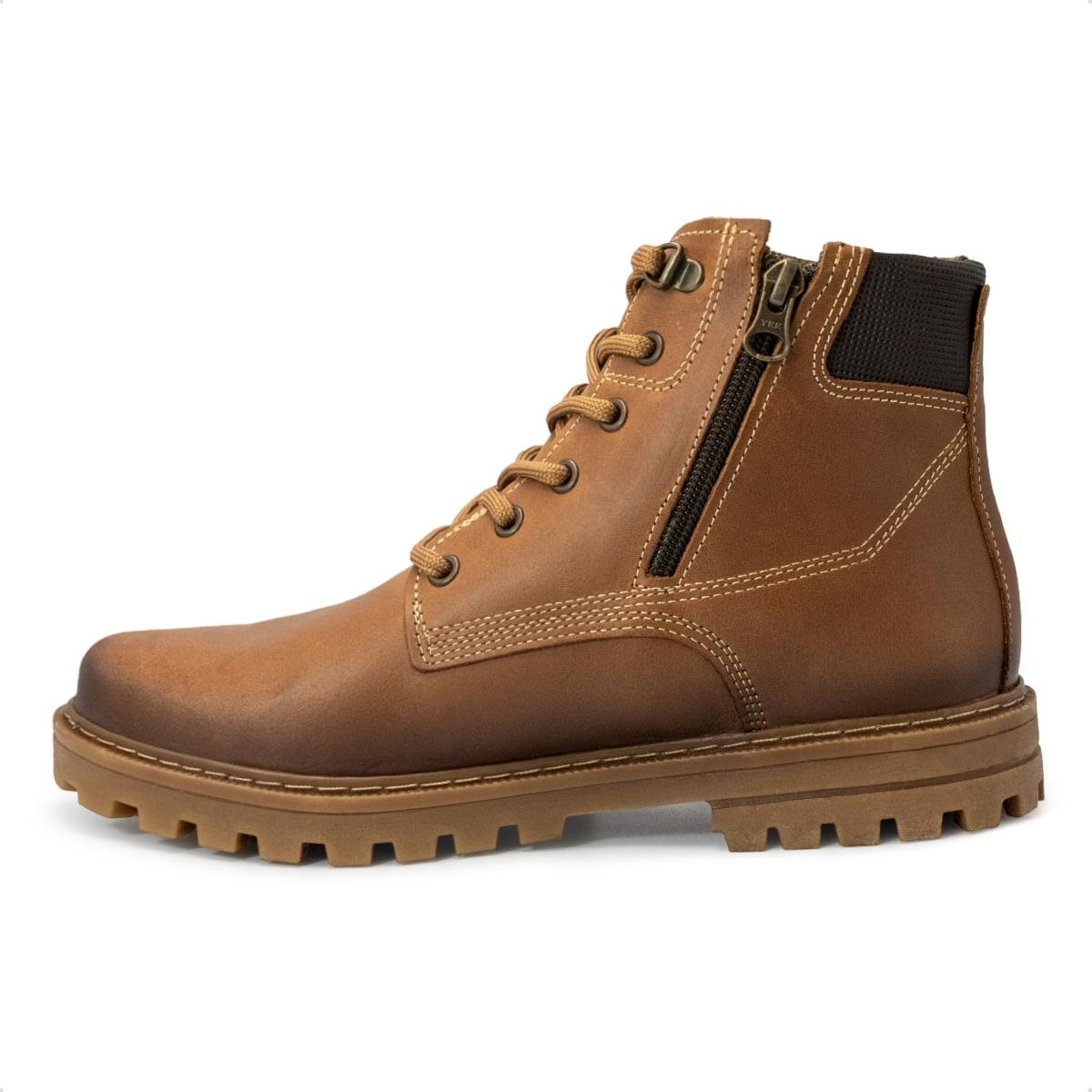 Bota Pegada Masculina Jungle em Couro 181511 Marrom 4