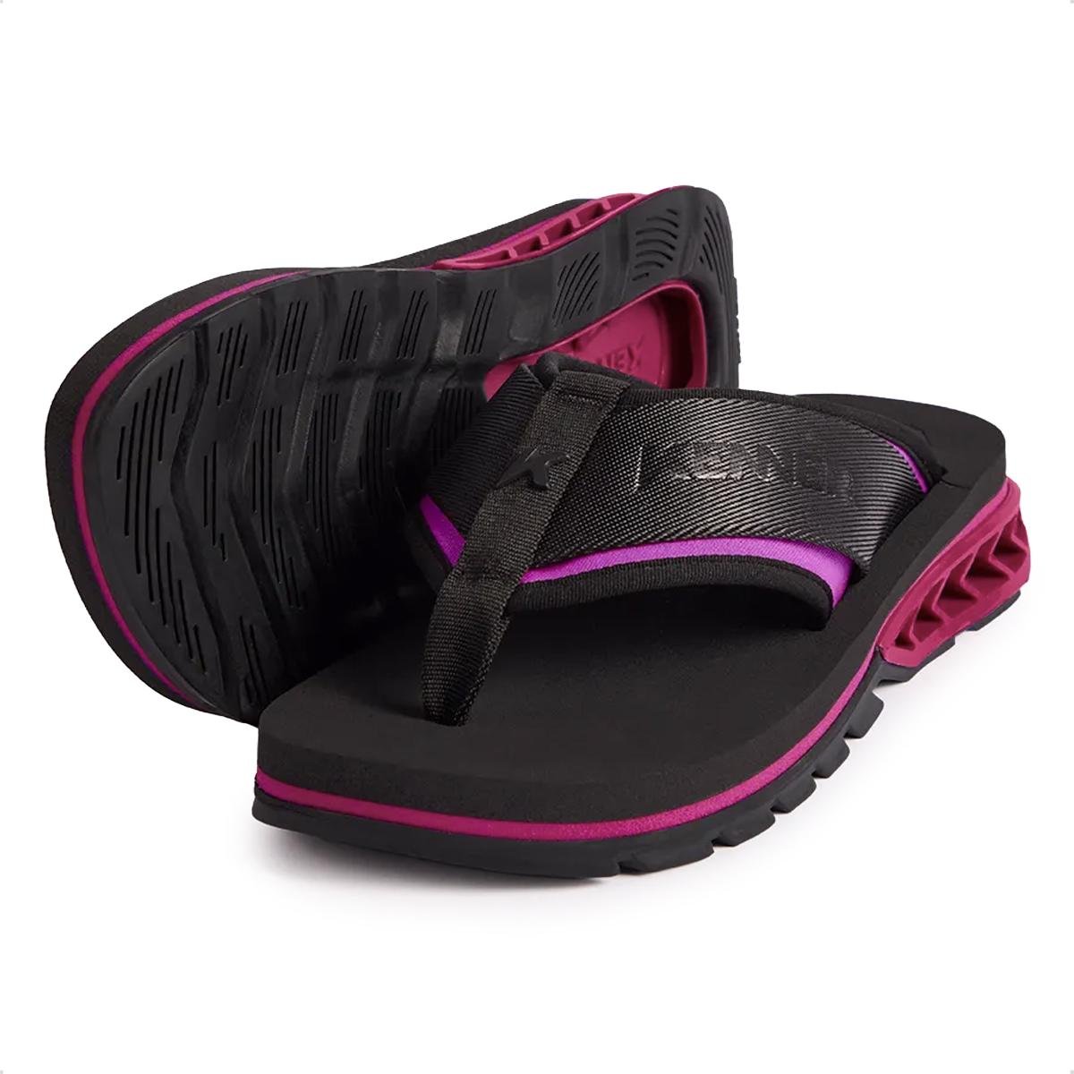 Chinelo Kenner Masculino Rakka Sport Preto/Pink 2