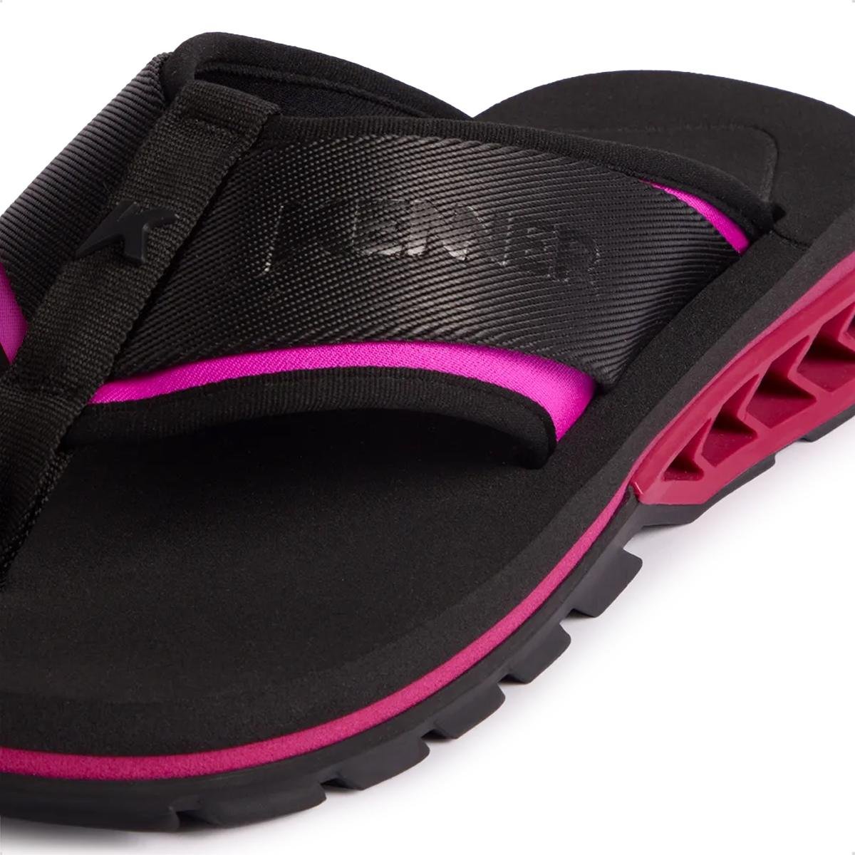 Chinelo Kenner Masculino Rakka Sport Preto/Pink 4