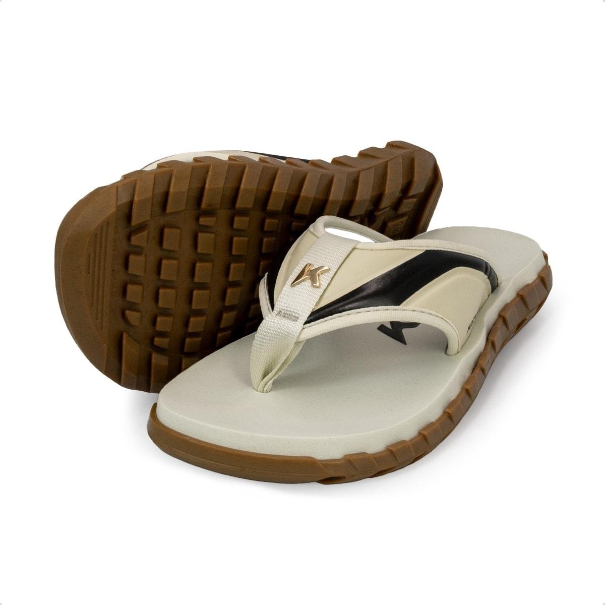 Chinelo Kenner Masculino Megah Turbo Off White 2
