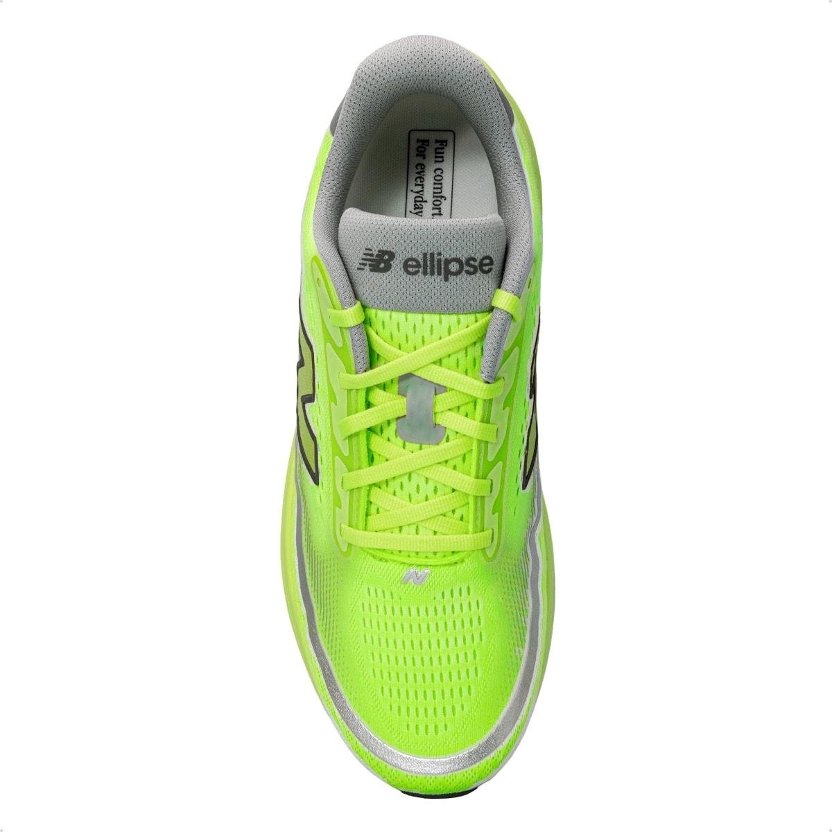 Tênis New Balance Masculino Fresh Foam Ellipse Corrida Verde Limão 3