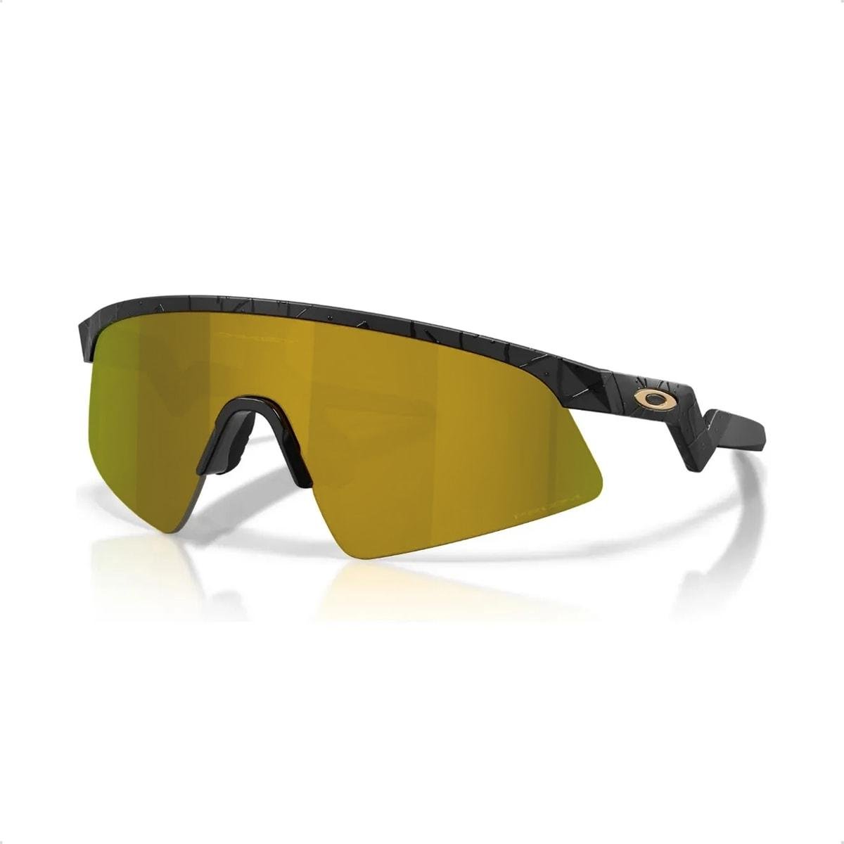 Óculos de Sol Oakley Infantil Resistor Sweep Players Collection Prizm 24K Preto/Amarelo 2