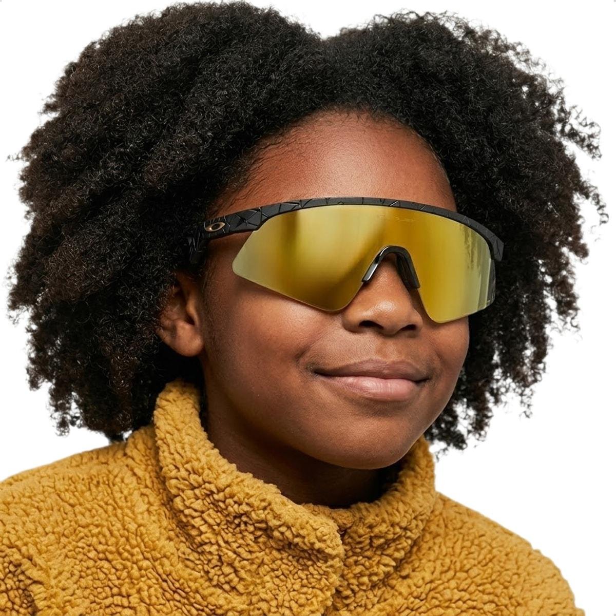Óculos de Sol Oakley Infantil Resistor Sweep Players Collection Prizm 24K Preto/Amarelo 3