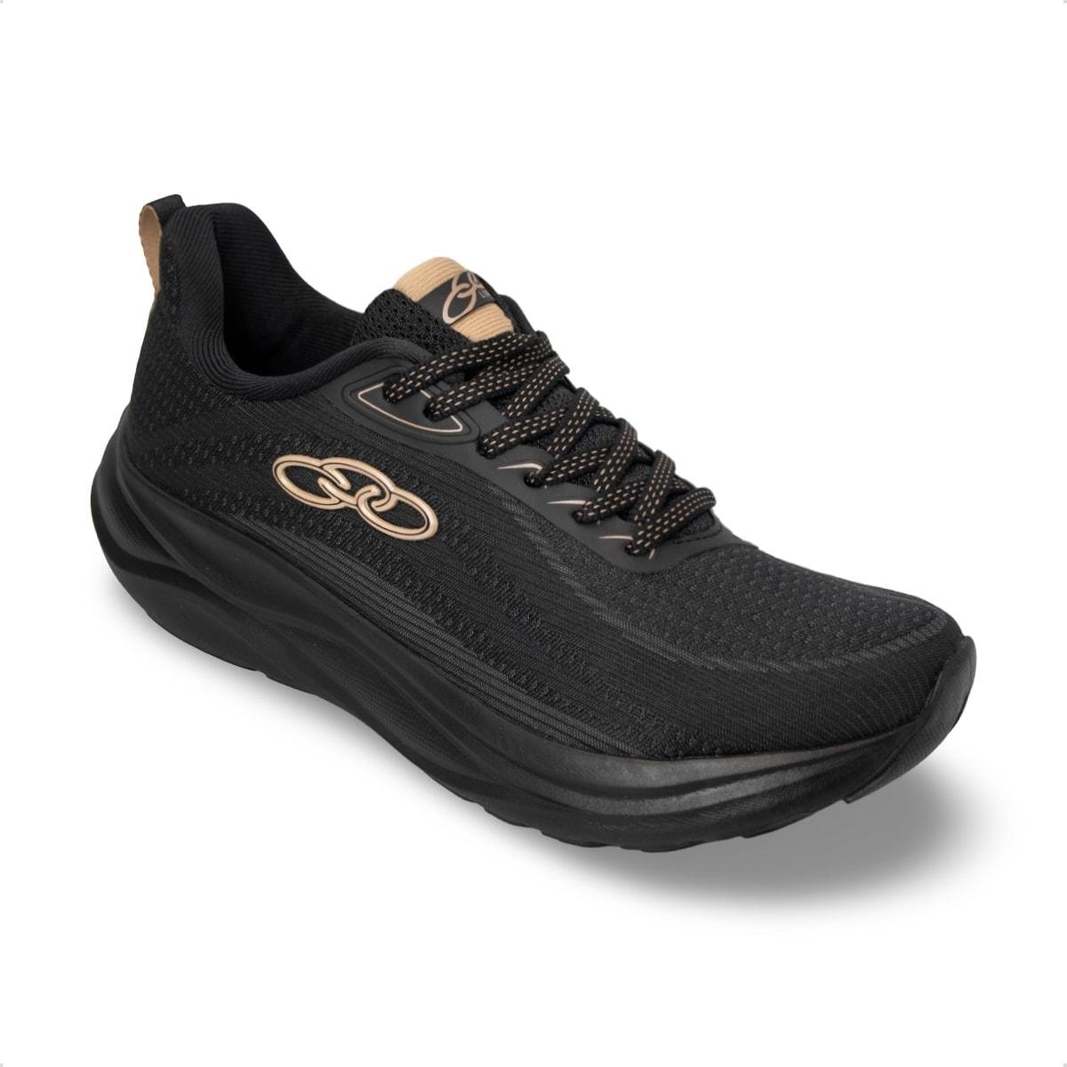 Tênis Olympikus Feminino Lumi Caminhada Preto/Bege 2