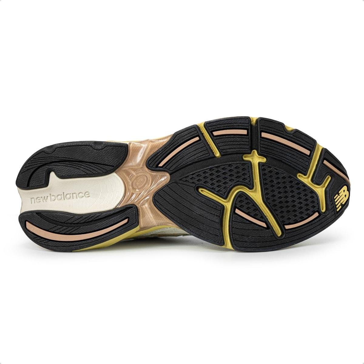 Tênis New Balance Unissex 2010 Off White/Amarelo 5