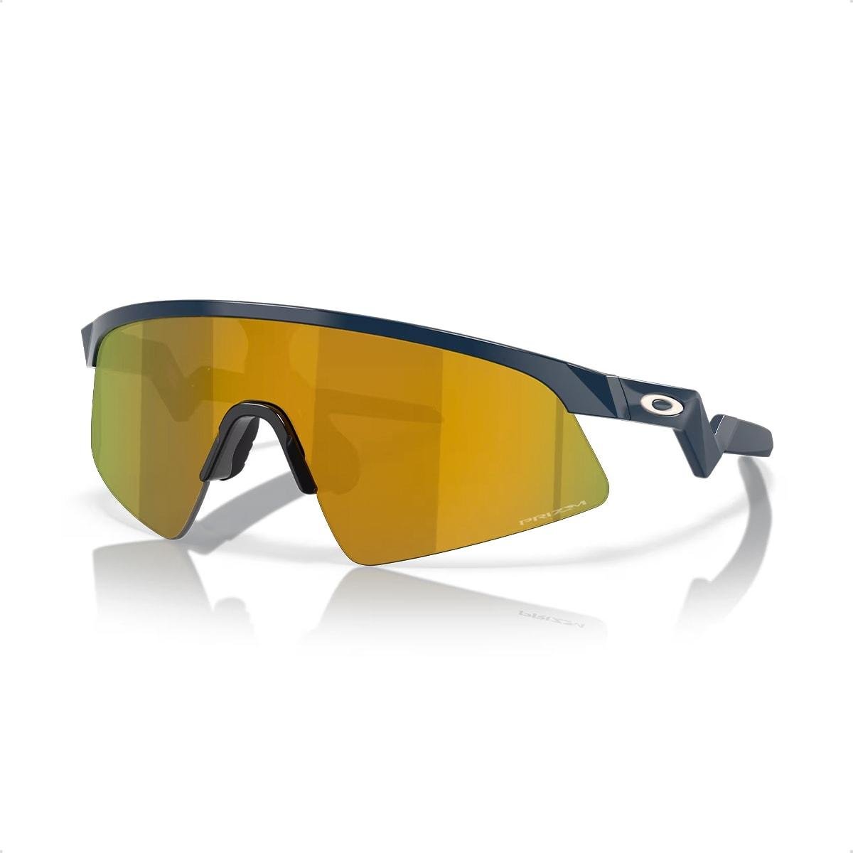Óculos de Sol Oakley Infantil Resistor Sweep Prizm 24K Azul Marinho/Amarelo 2
