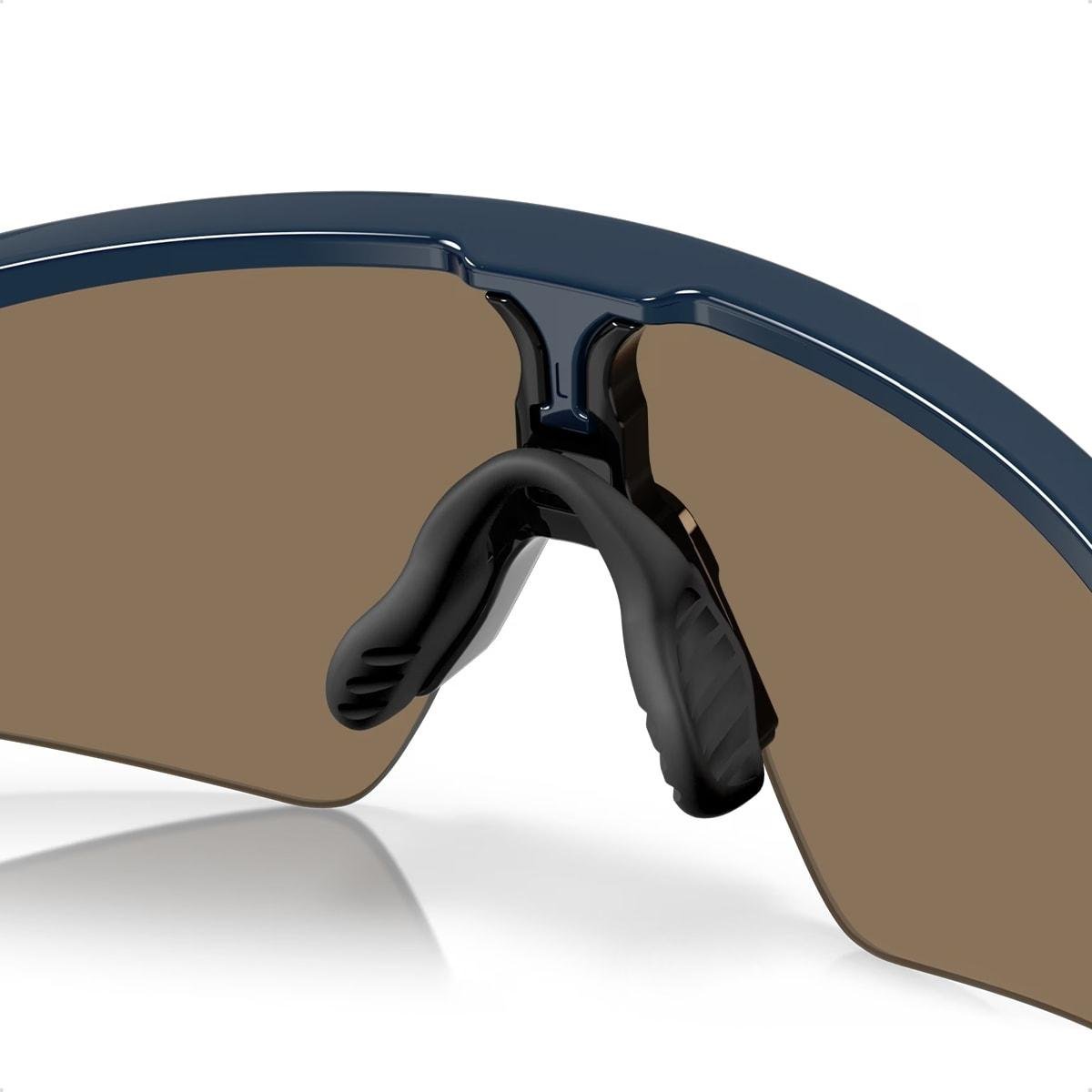 Óculos de Sol Oakley Infantil Resistor Sweep Prizm 24K Azul Marinho/Amarelo 6