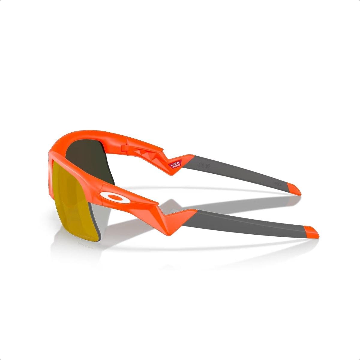 Óculos de Sol Oakley Infantil Capacitor Prizm Ruby Laranja/Amarelo 4