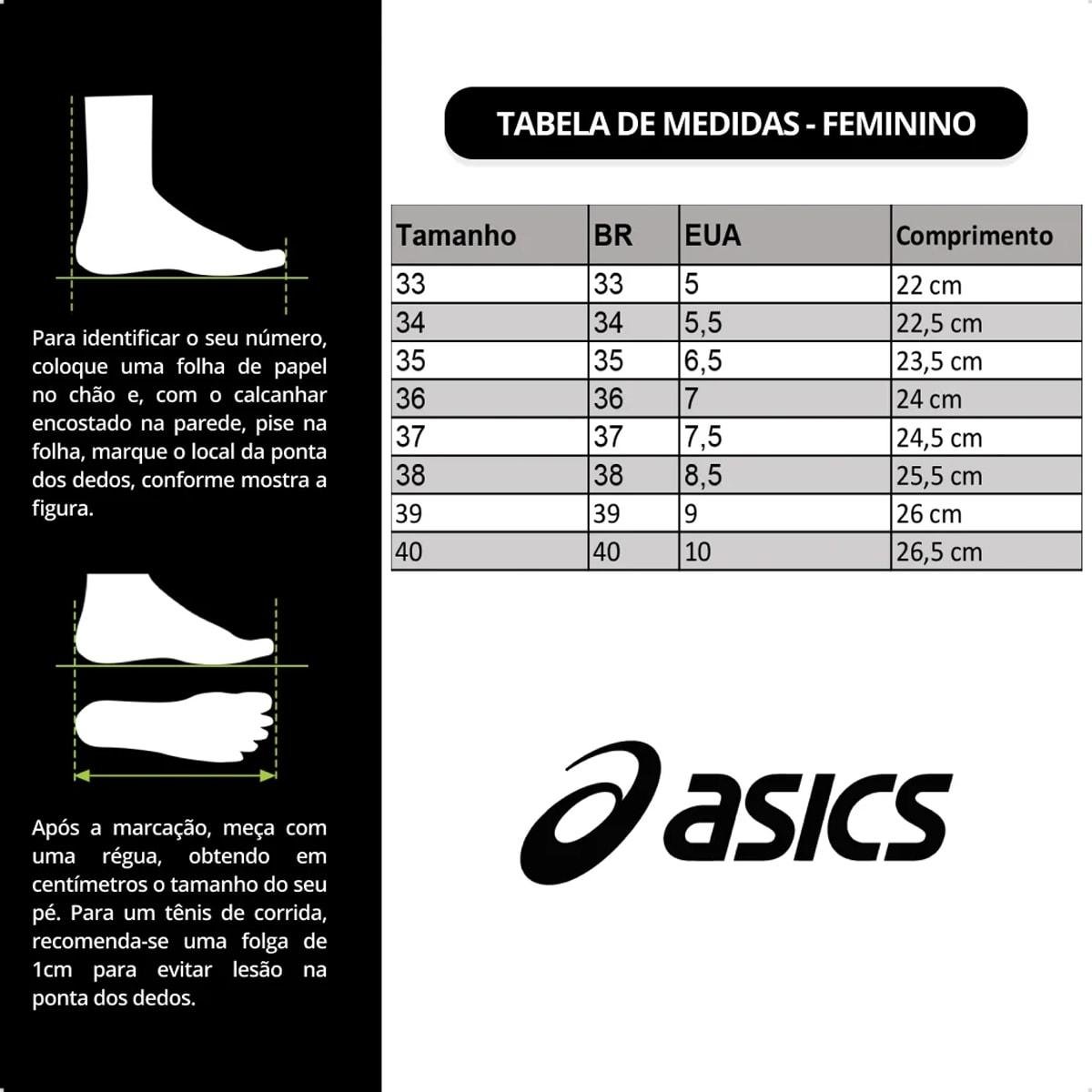 Tênis Asics Feminino Gel-Nagoya 9 Corrida Preto 7