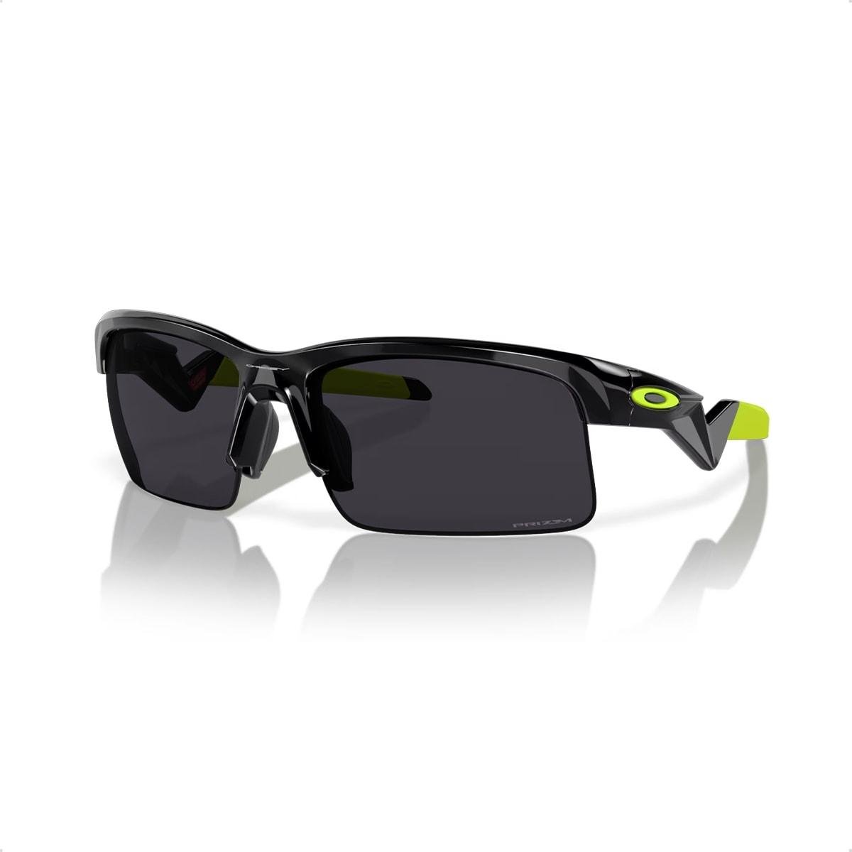 Óculos de Sol Oakley Infantil Capacitor Prizm Grey Preto/Verde claro 2