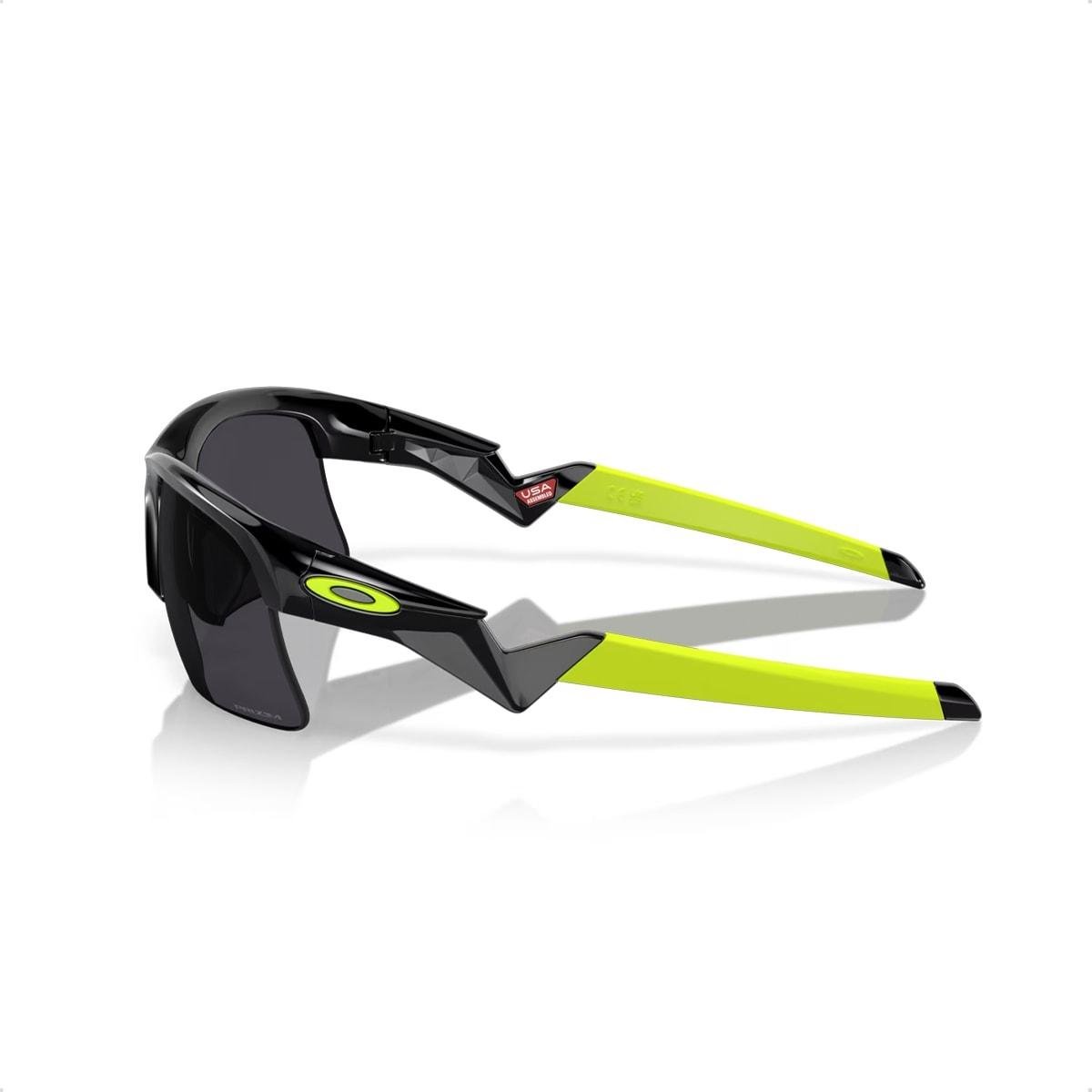 Óculos de Sol Oakley Infantil Capacitor Prizm Grey Preto/Verde claro 4