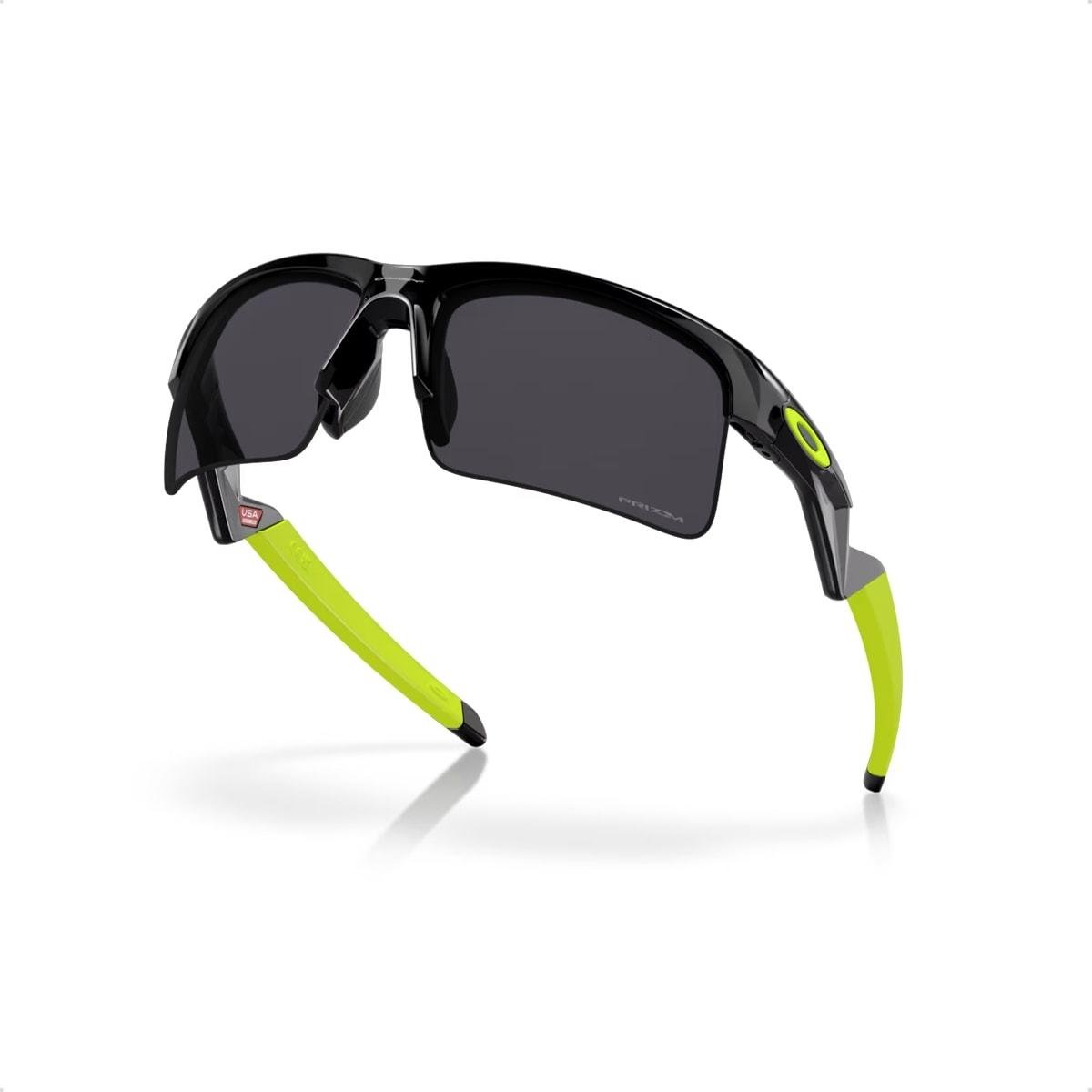 Óculos de Sol Oakley Infantil Capacitor Prizm Grey Preto/Verde claro 5