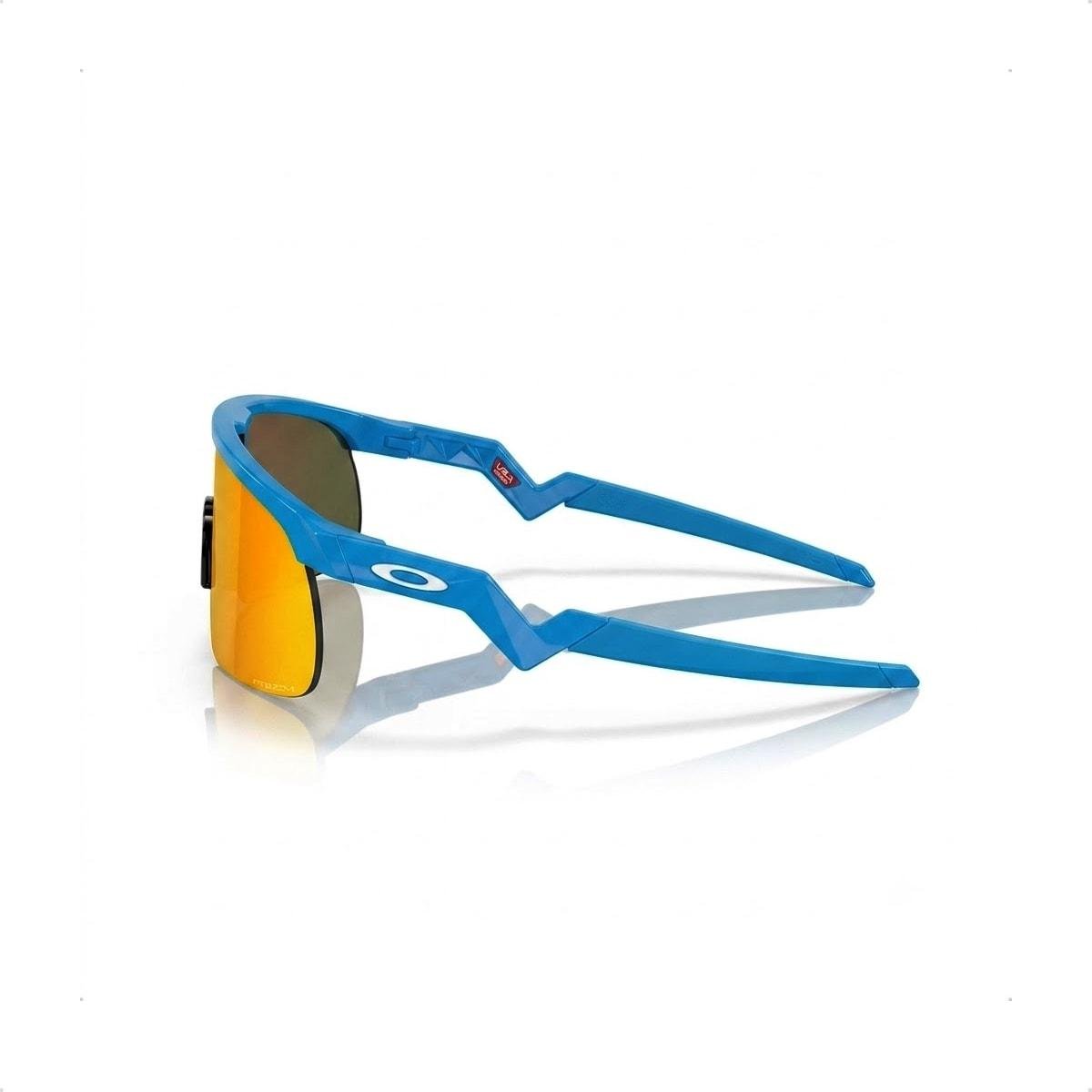 Óculos de Sol Oakley Infantil Resistor Prizm Ruby Ciclismo Azul 5
