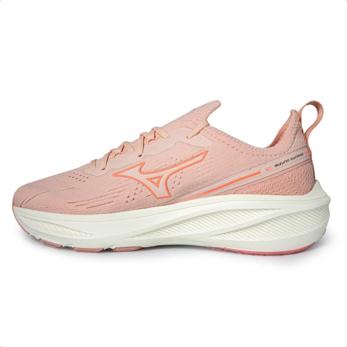 Tênis Mizuno Feminino Sunrise Corrida Rosa Claro 4