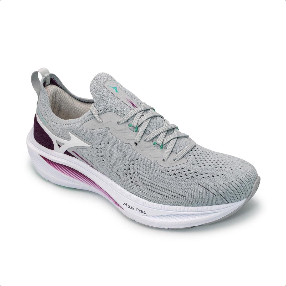 Tênis Mizuno Feminino Sunrise Corrida Cinza 2