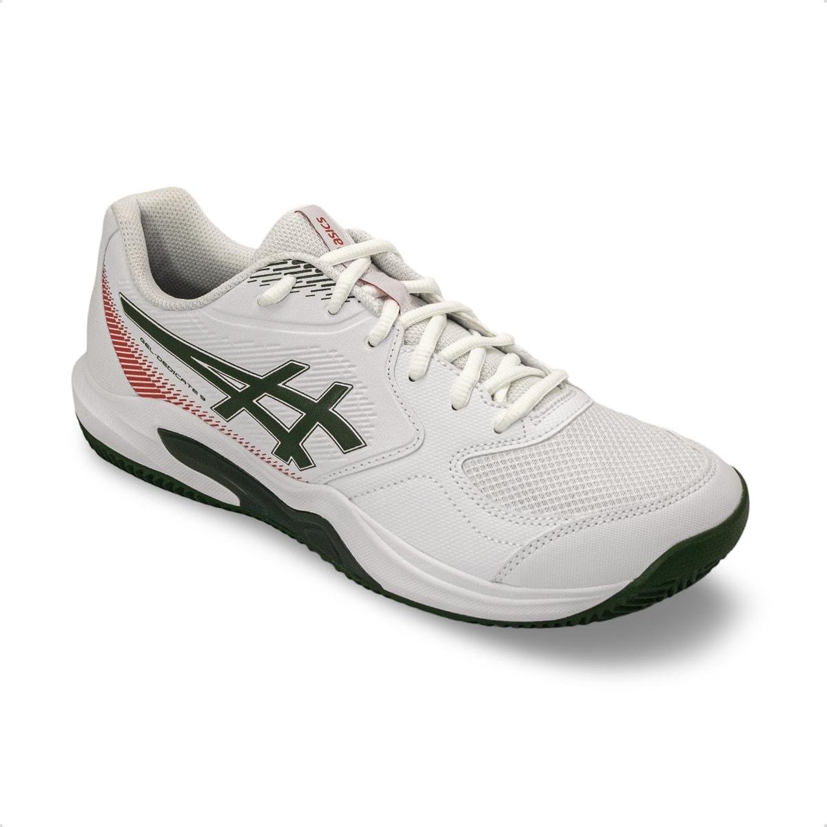 Tênis Asics Masculino Gel-Dedicate 9 Clay Quadra Branco 2