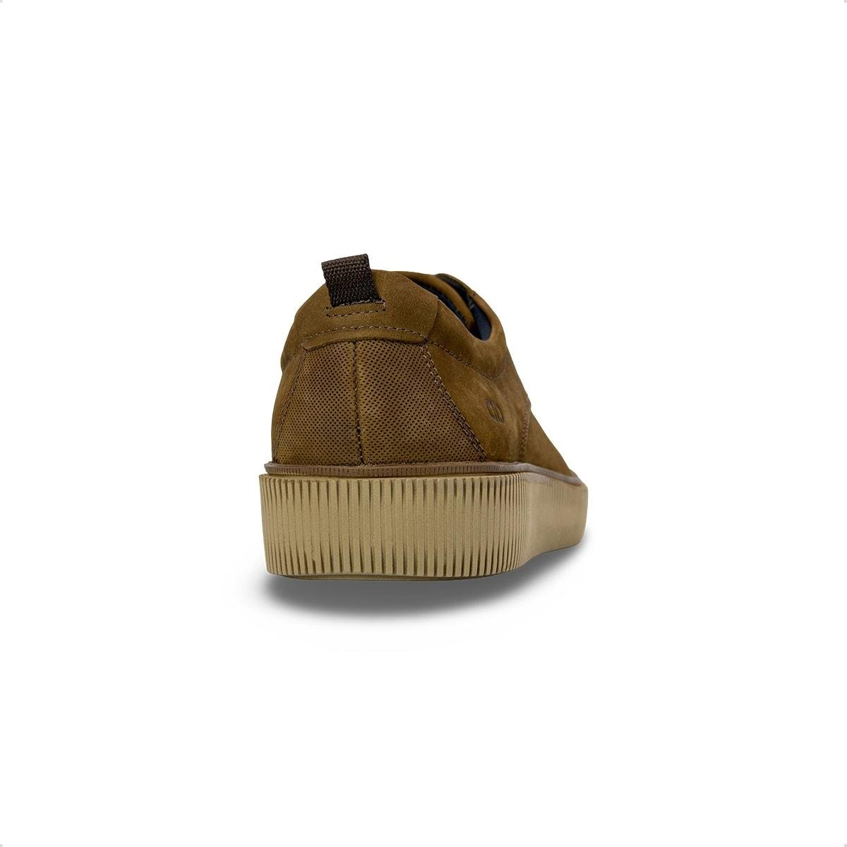 Sapato Social de Couro Democrata Masculino Metropolitan Marino 604401 Marrom Claro 4