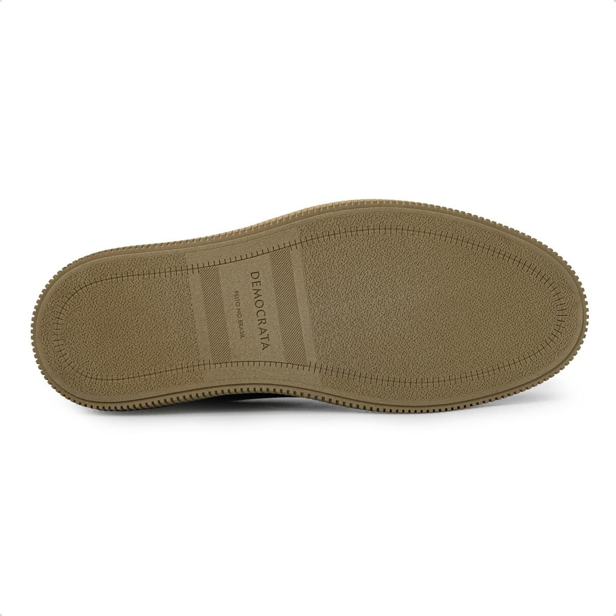 Sapato Social de Couro Democrata Masculino Metropolitan Marino 604401 Marrom Claro 5