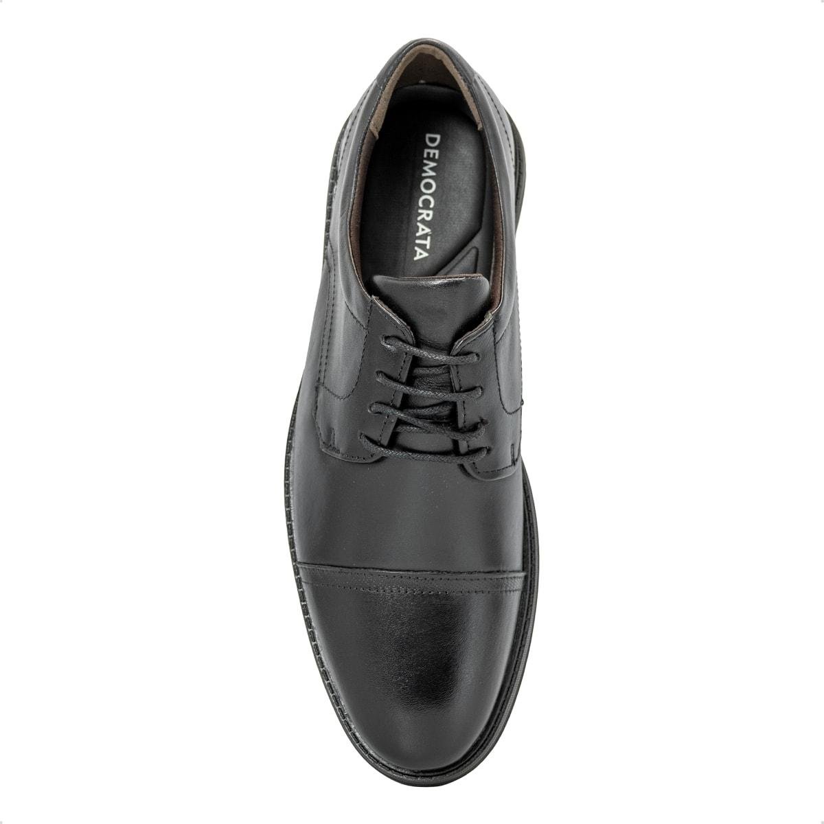 Sapato Social de Couro Democrata Masculino Metropolitan Noah 273301 Preto 3