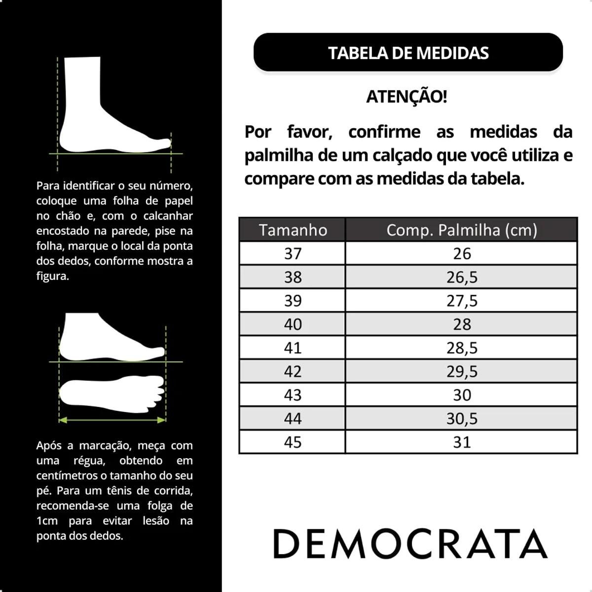 Sapatênis Democrata Masculino Denin Step 640301 Preto 6