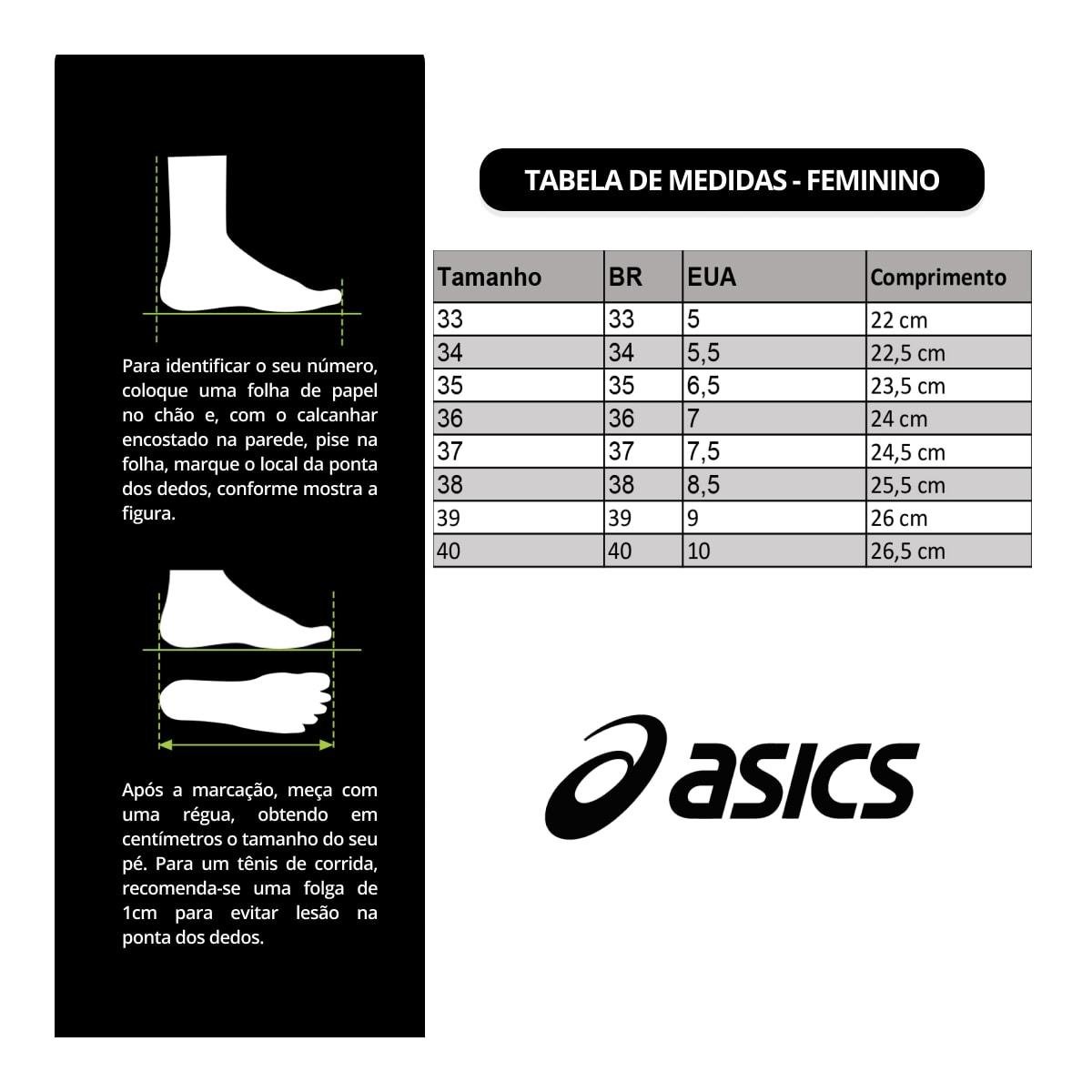 Tênis Asics Feminino GT-2000 15 Corrida Preto/Rosa 6