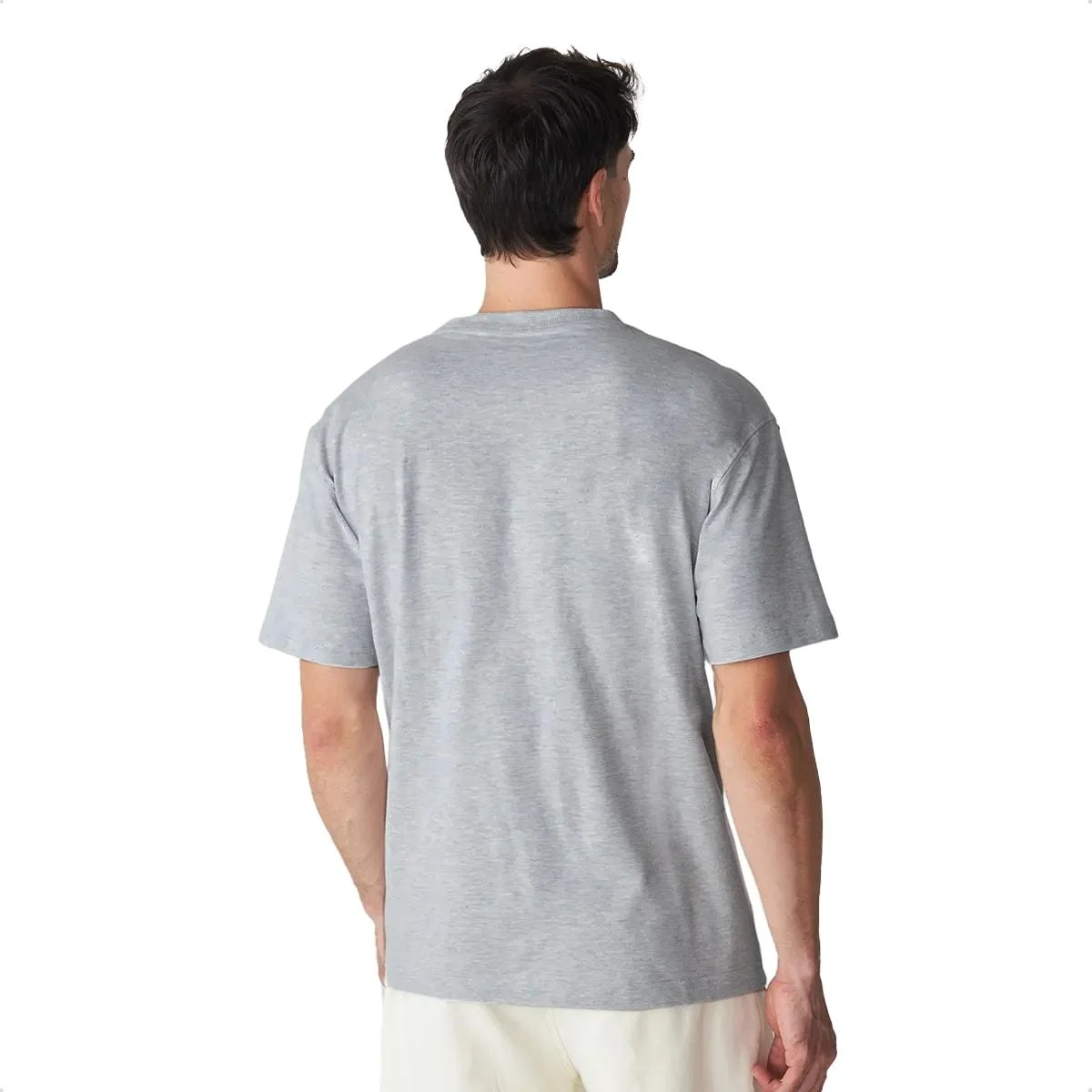 Camiseta New Balance Masculina Small Logo Cinza 4