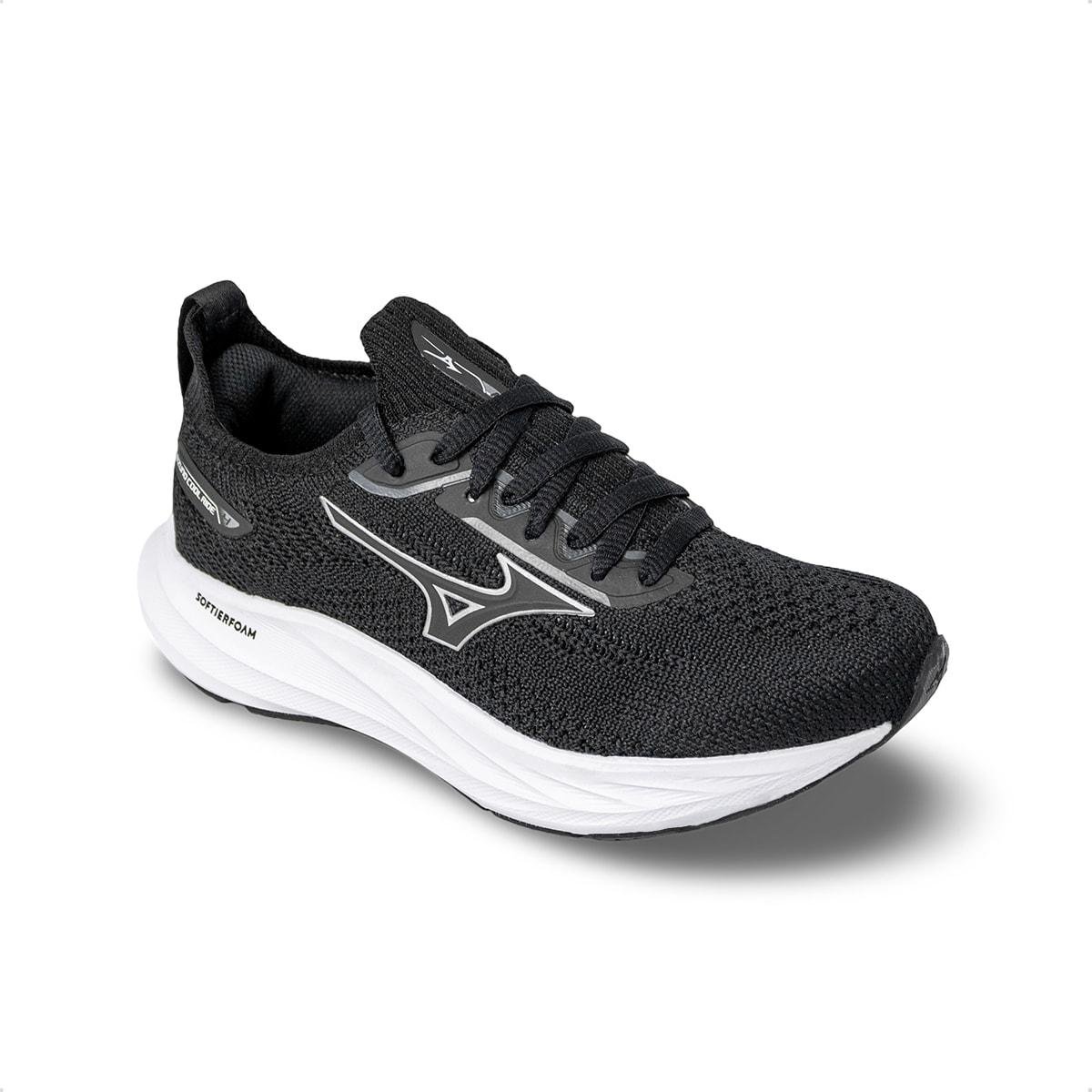 Tênis Mizuno Cool Ride 4 Corrida Junior Preto/Branco 2