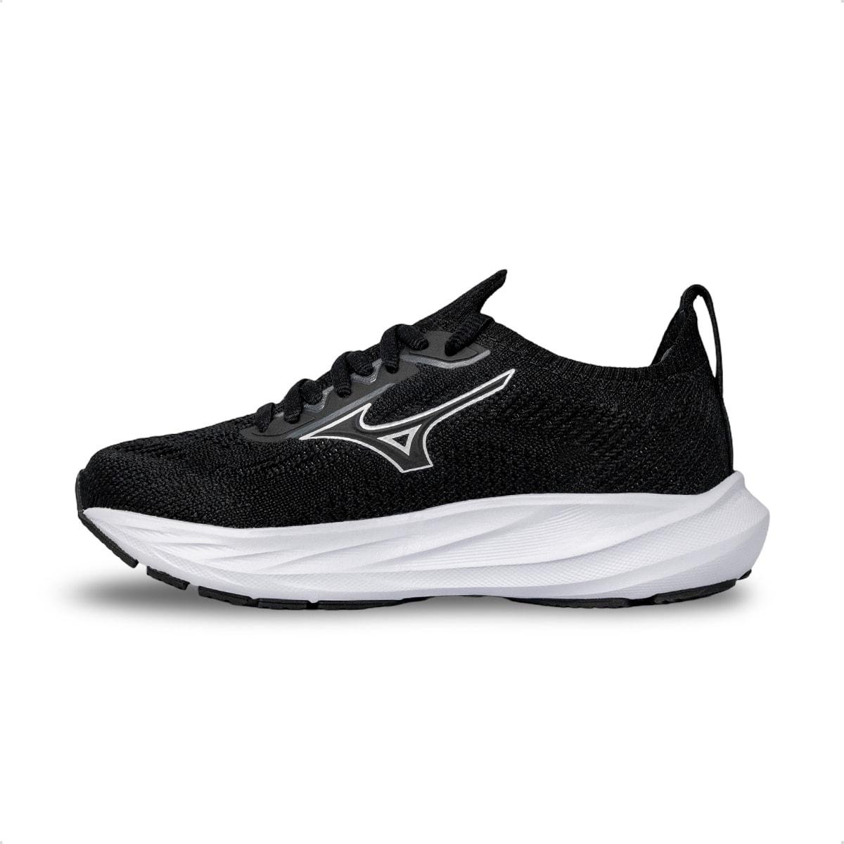 Tênis Mizuno Cool Ride 4 Corrida Junior Preto/Branco 4