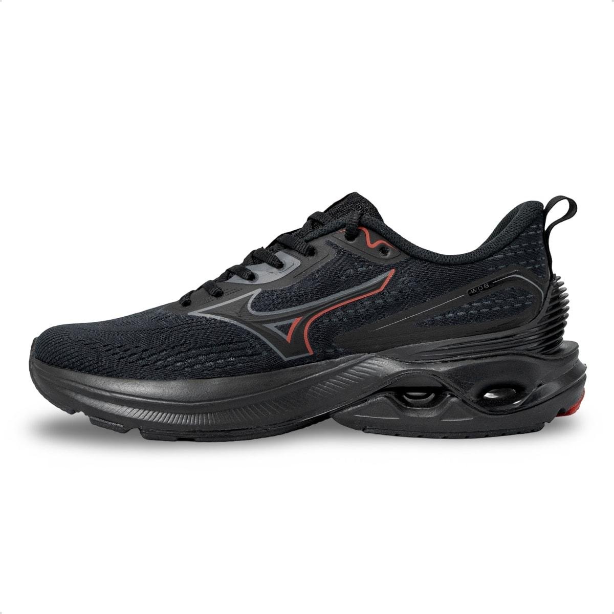 Tênis Mizuno Masculino Wave Dynasty 8 Corrida Preto 4