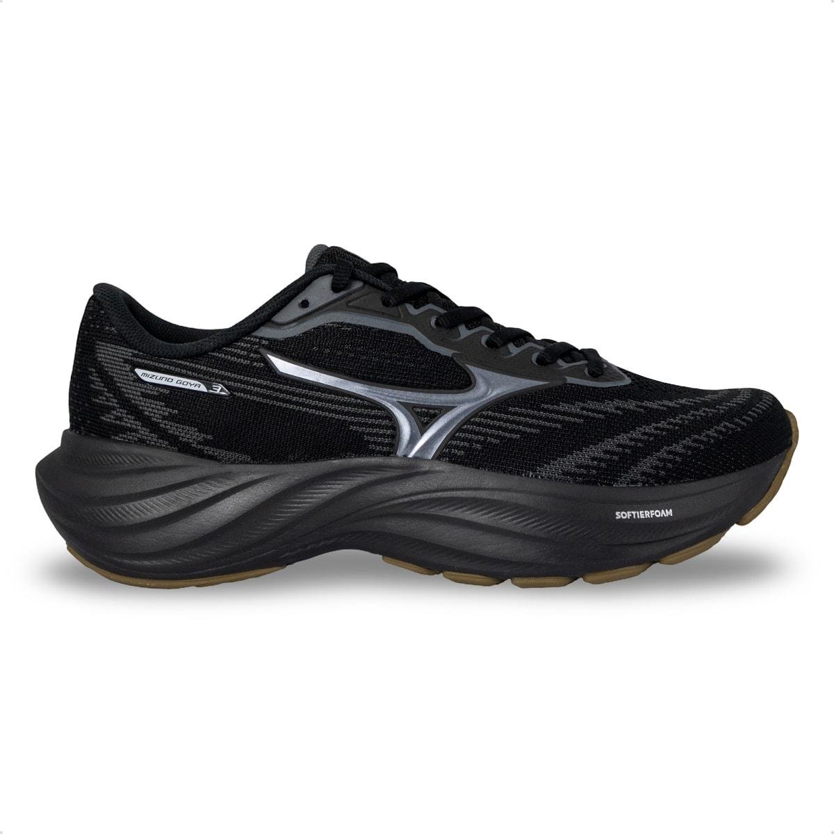 Tênis Mizuno Masculino Goya 3 Corrida Preto/Chumbo 1