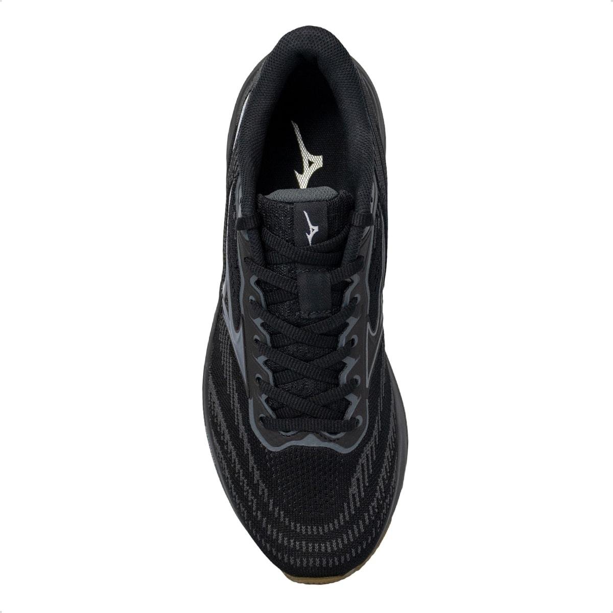 Tênis Mizuno Masculino Goya 3 Corrida Preto/Chumbo 3