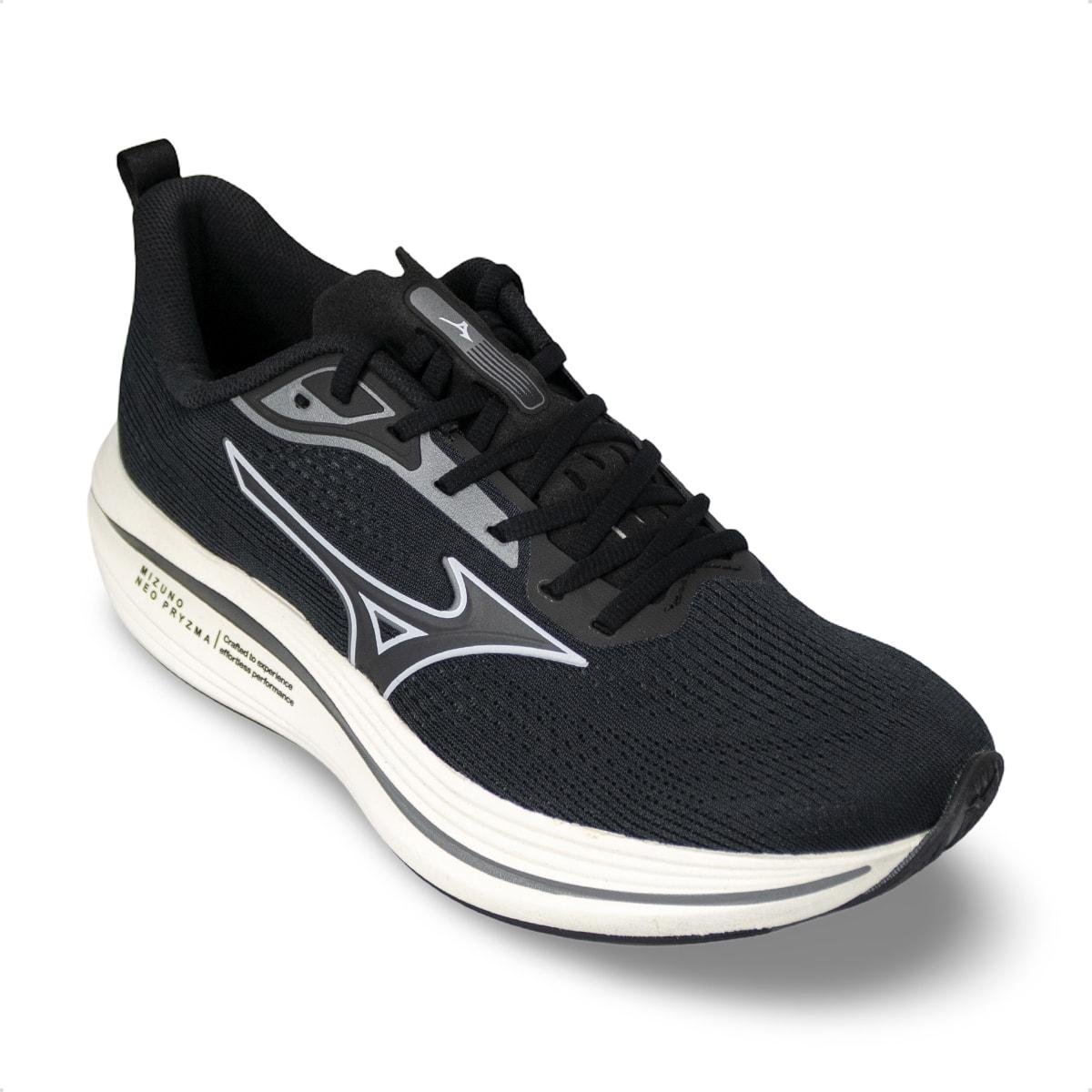 Tênis Mizuno Masculino Neo Pryzma Corrida Preto/Off White 2