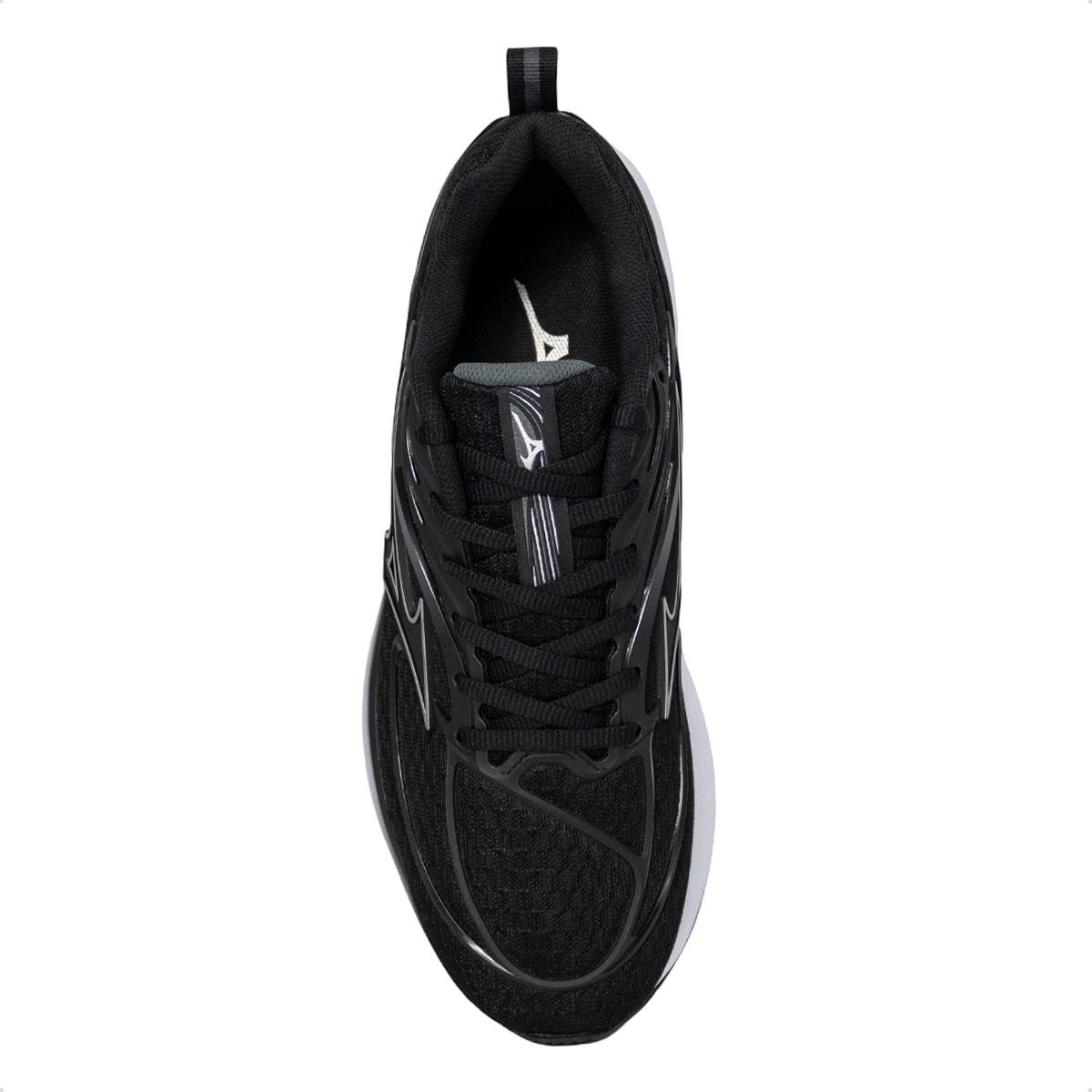 Tênis Mizuno Masculino Space 6 Corrida Preto/Branco 3