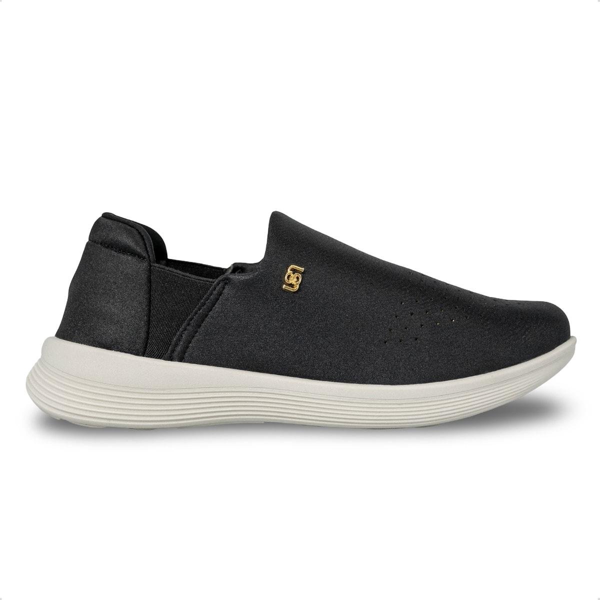 Tênis Usaflex Feminino Slip On Em Tecido Casual UD02010