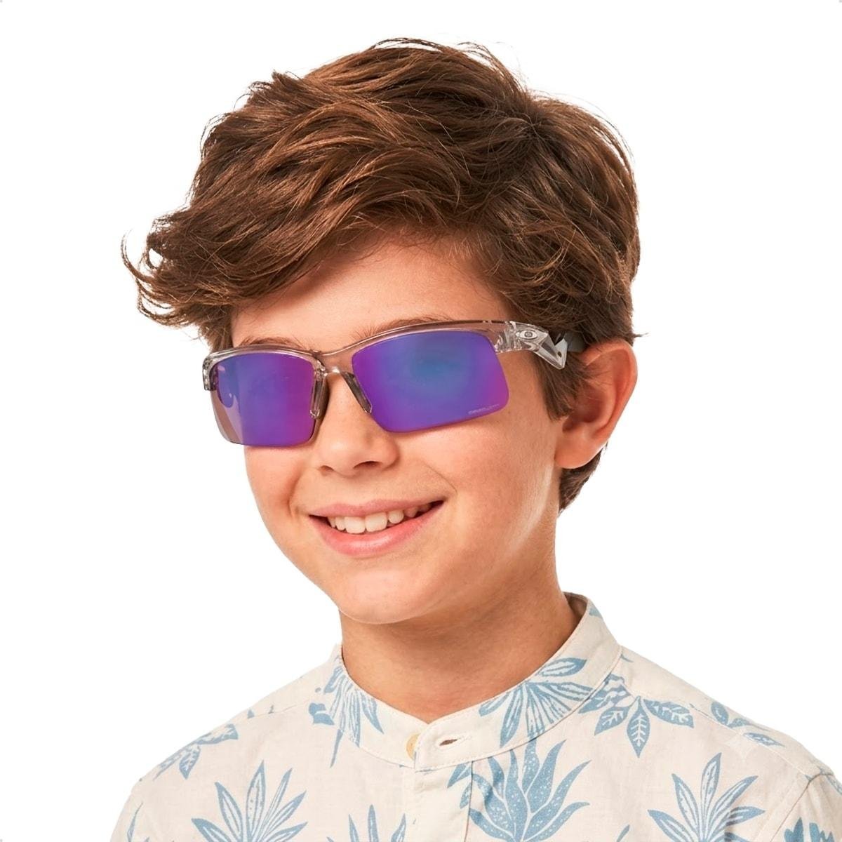 Óculos de Sol Oakley Infantil Capacitor Prizm Violet Cinza/Roxo 3