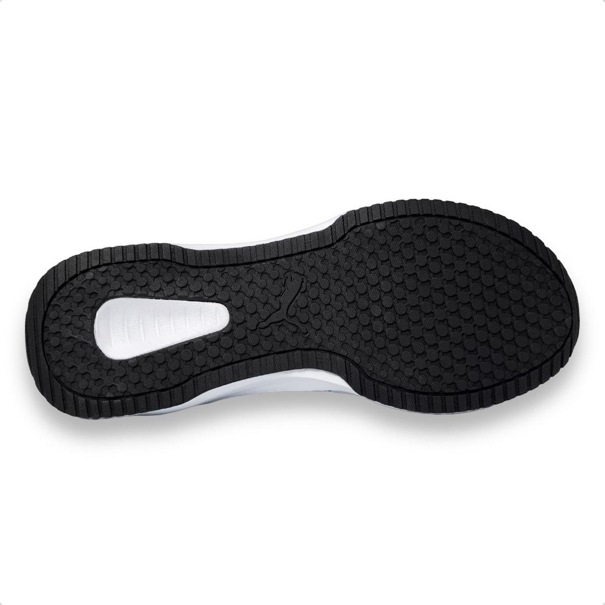 Tênis Puma Masculino Flyer Lite 3 Corrida Preto/Branco 5