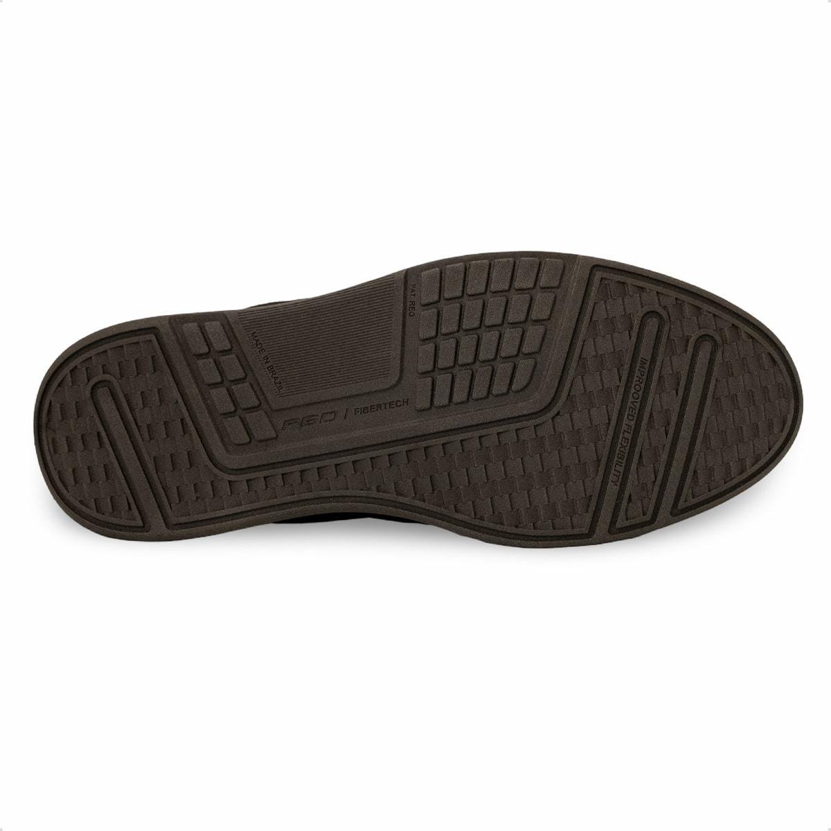 Sapatênis Pegada Masculino em Microfibra 171403 Marrom Escuro 5