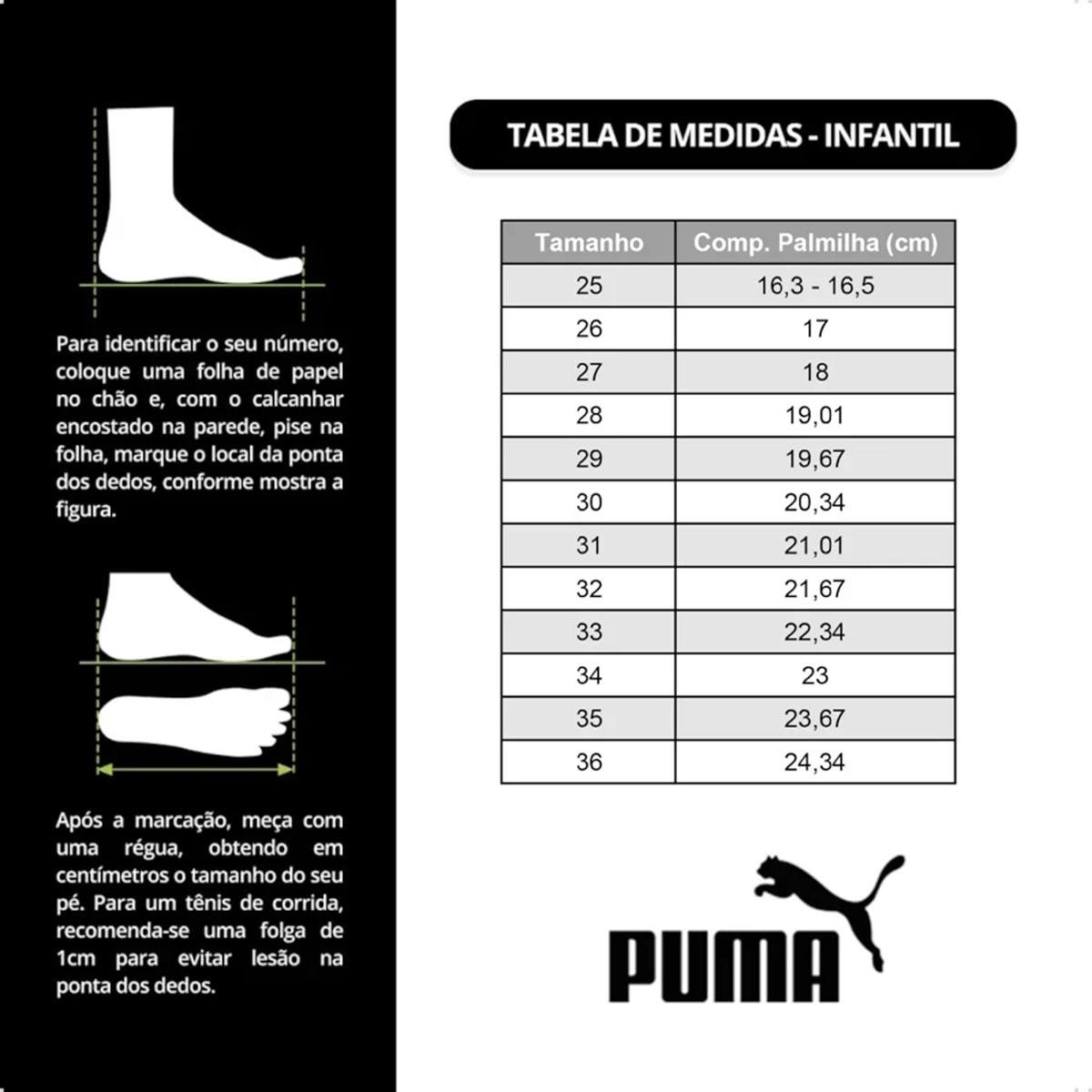 Tênis Puma Feminino Smash 3.0 Hearty Infantil Casual Branco/Rosa Claro 6