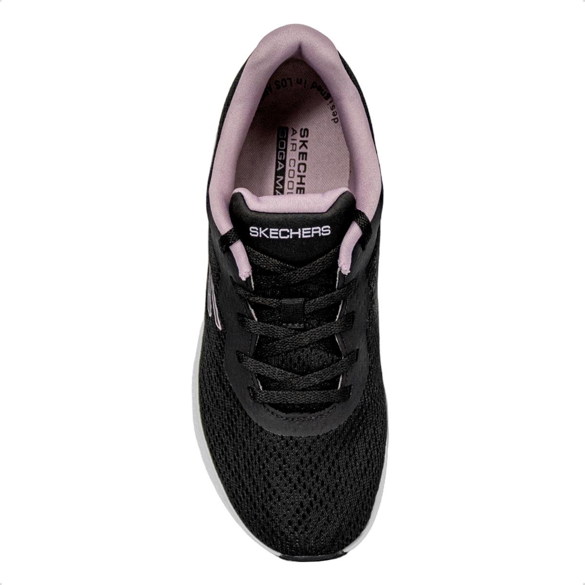 Tênis Skechers Feminino Go Run Consistent 2.0 - Ayrah Corrida Preto/Lilás 3