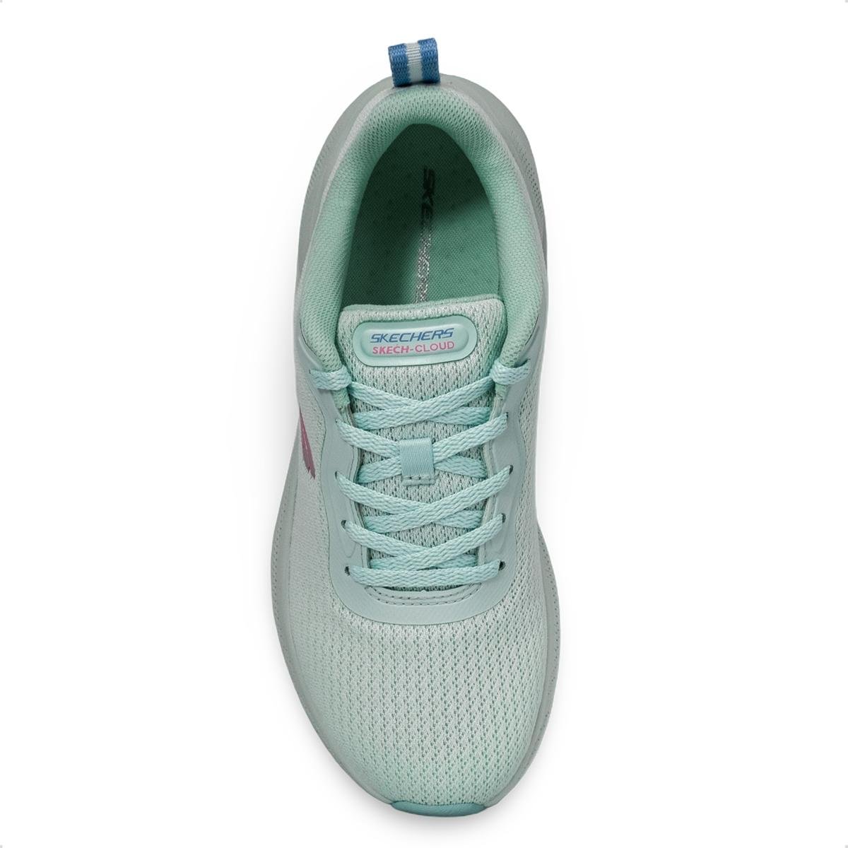 Tênis Skechers Feminino Skech Cloud Azul Claro 3