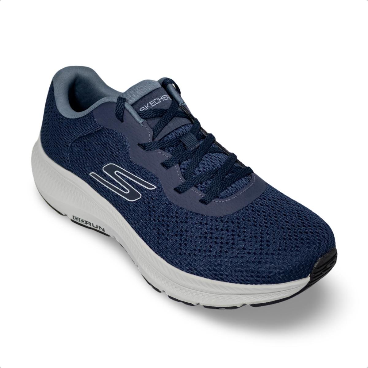 Tênis Skechers Masculino Go Run Consistent 2.0 Corrida Azul Marinho 2