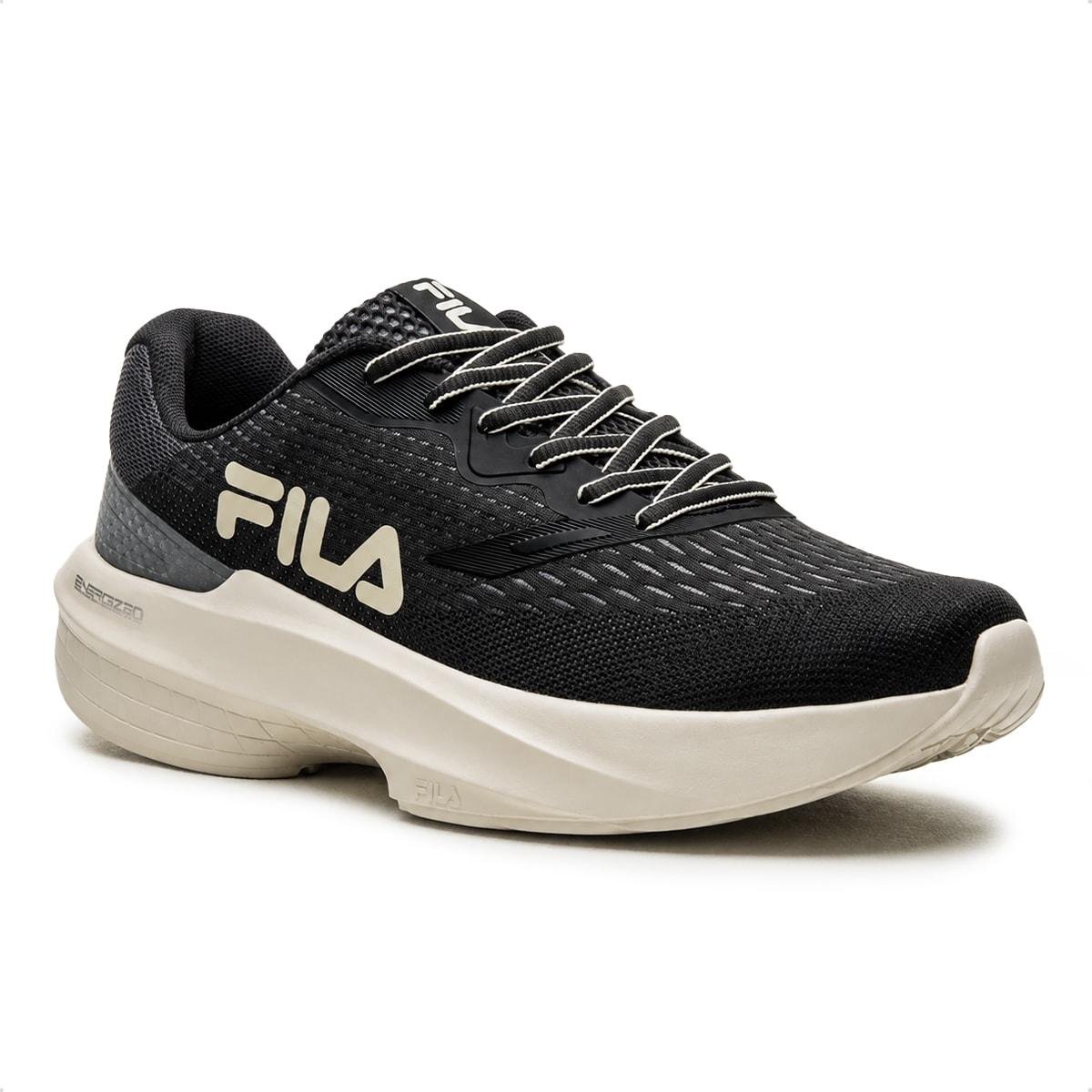 Tênis Fila Masculino Impulser Corrida Preto/Bege 2